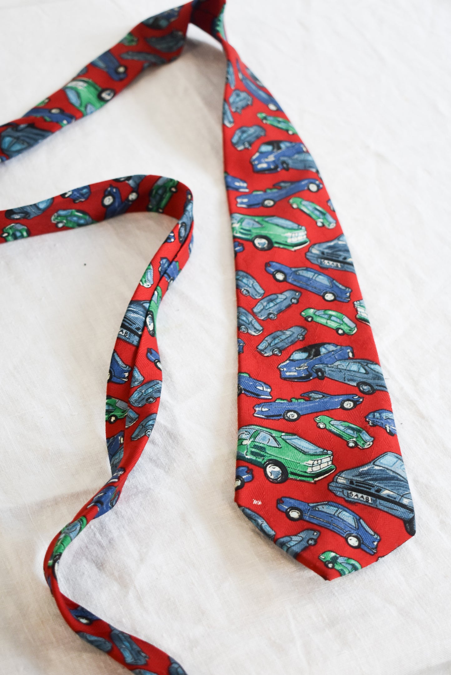 Retro Gold City Handmade car tie