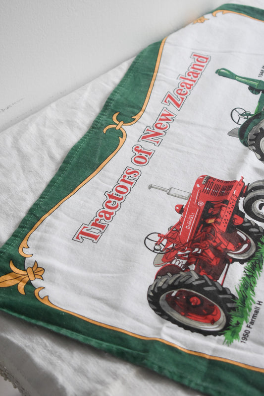 Tractors of NZ tea towel