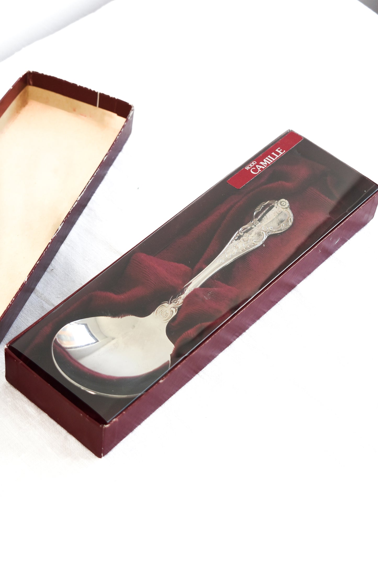 Rodd cutlery silver plated serving spoon