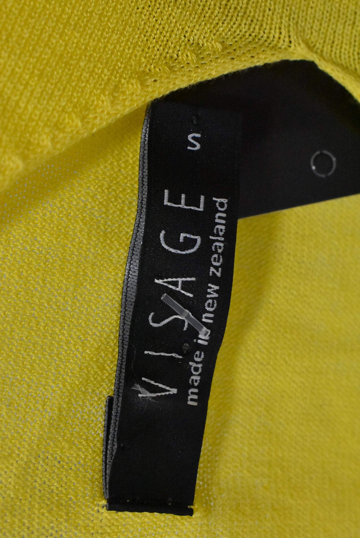 Visage yellow v-neck tank top, S