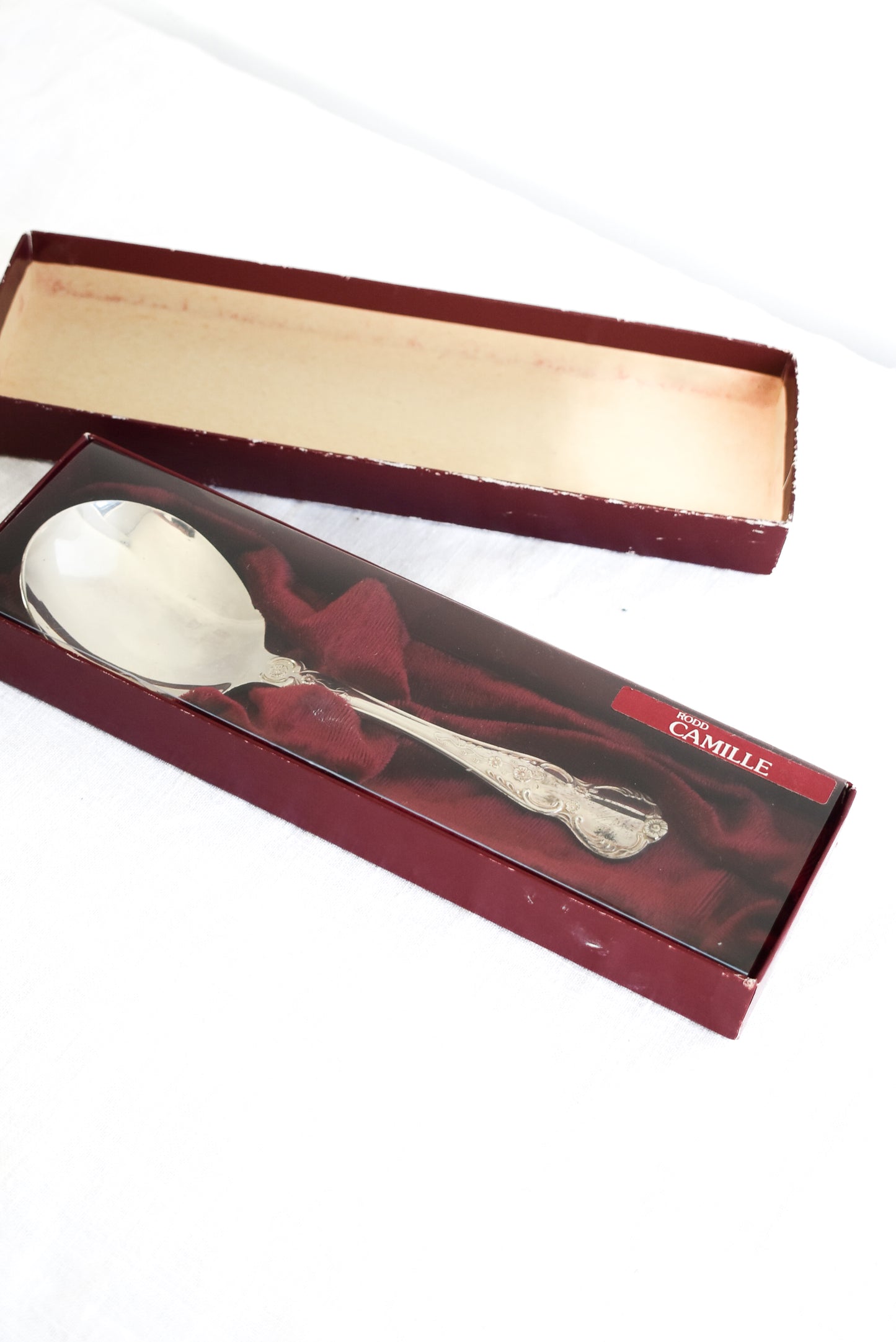 Rodd cutlery silver plated serving spoon