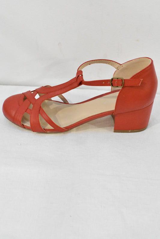 Princess Highway red heels, 39