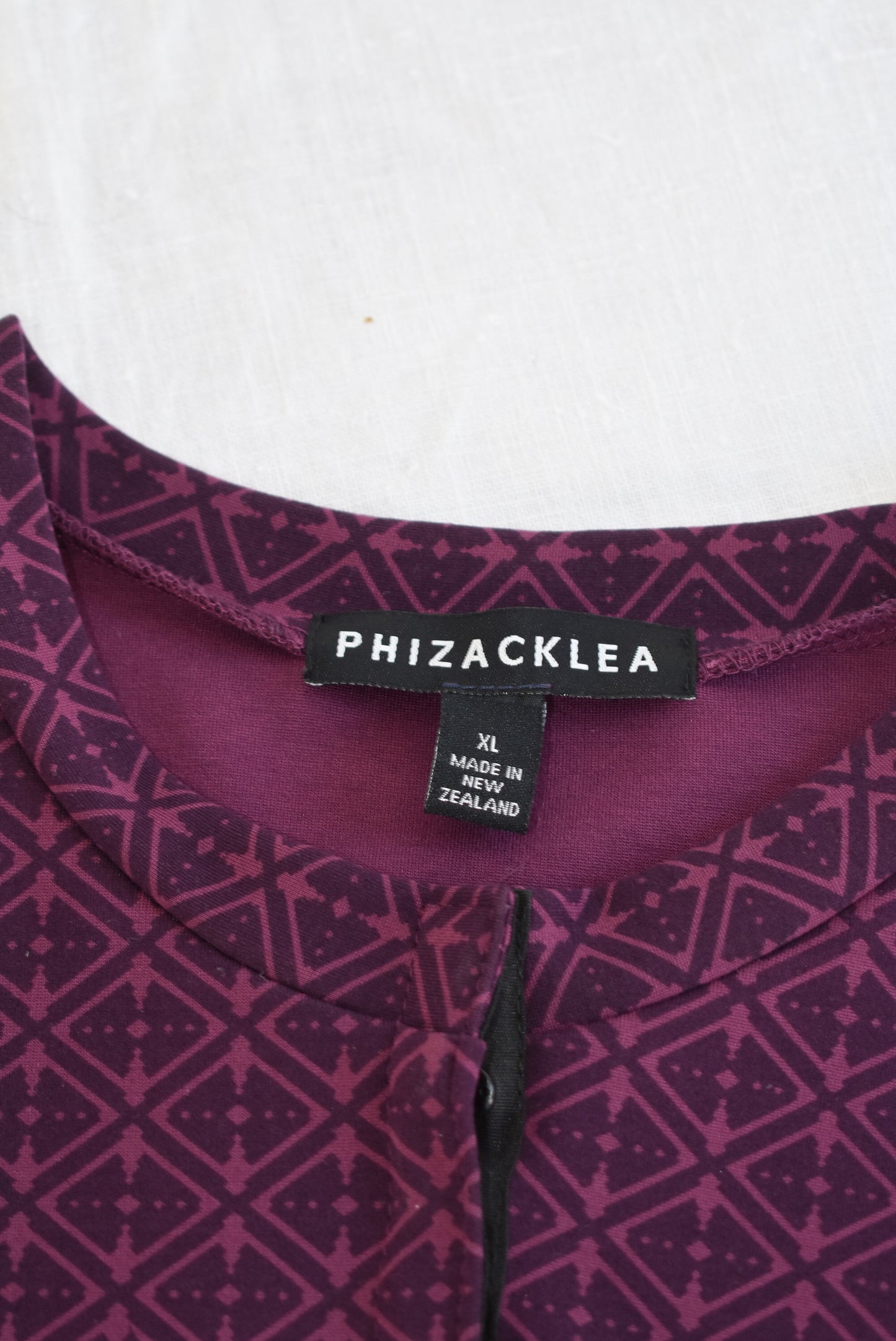 Phizacklea NZ made funky pattern jacket, XL