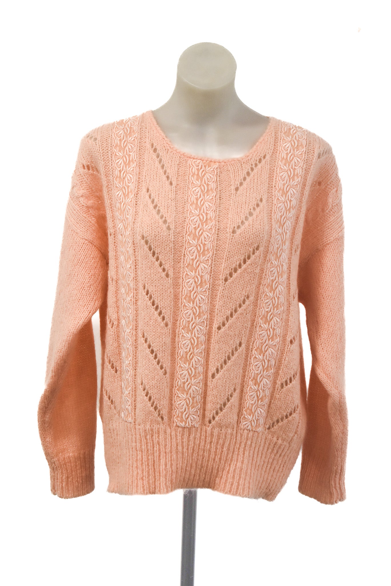 NIVO knitted lace jumper, M/L