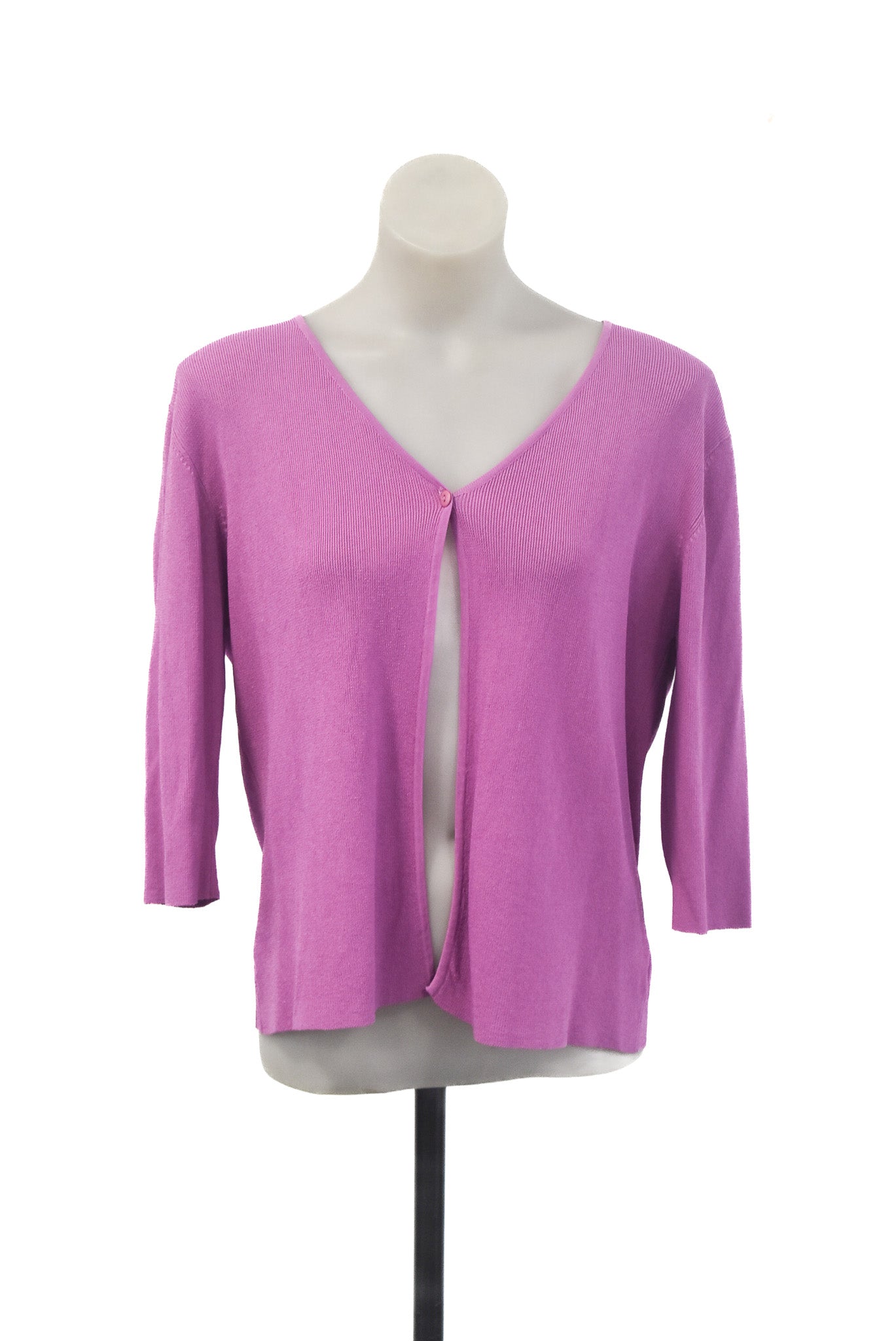 Classic Plus purple cardigan, L