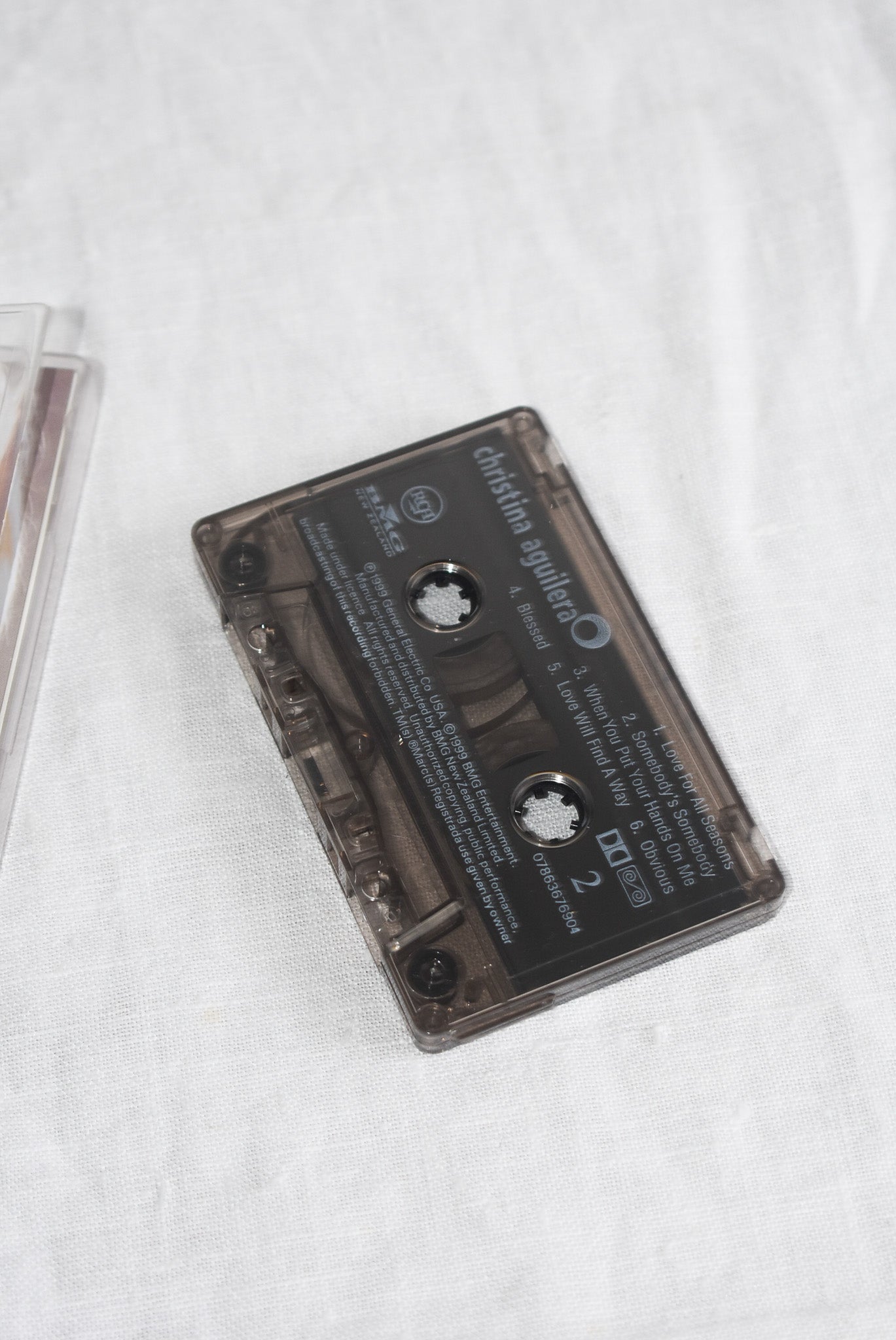 Christina Aguilera debut album cassette