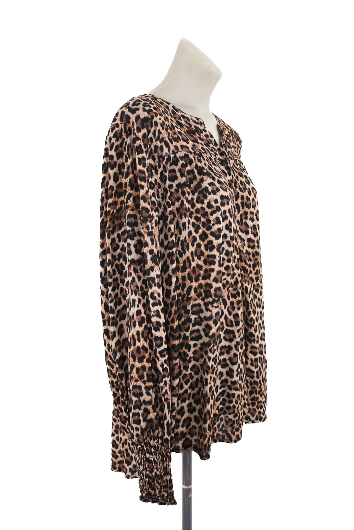 Virtuelle Leopard Print Top, 16