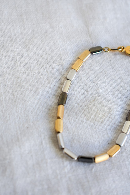 Beautifully made Tri toned bracelet