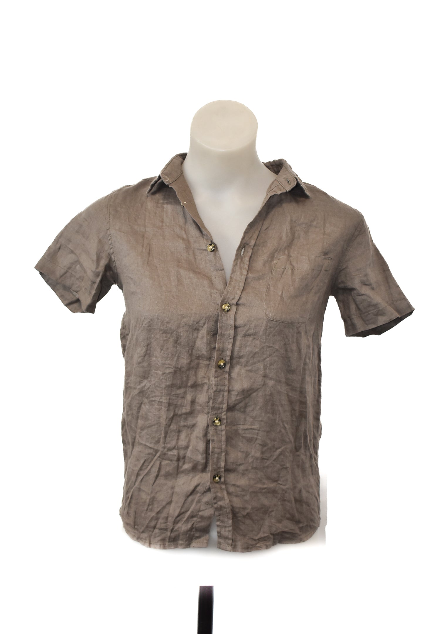 No Issue linen short sleeve blouse, 10