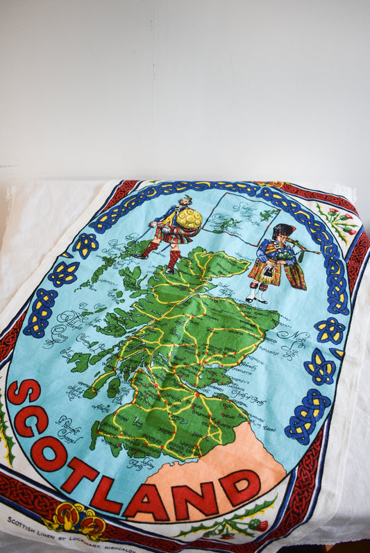 Scottish Shetland Islands tea towel