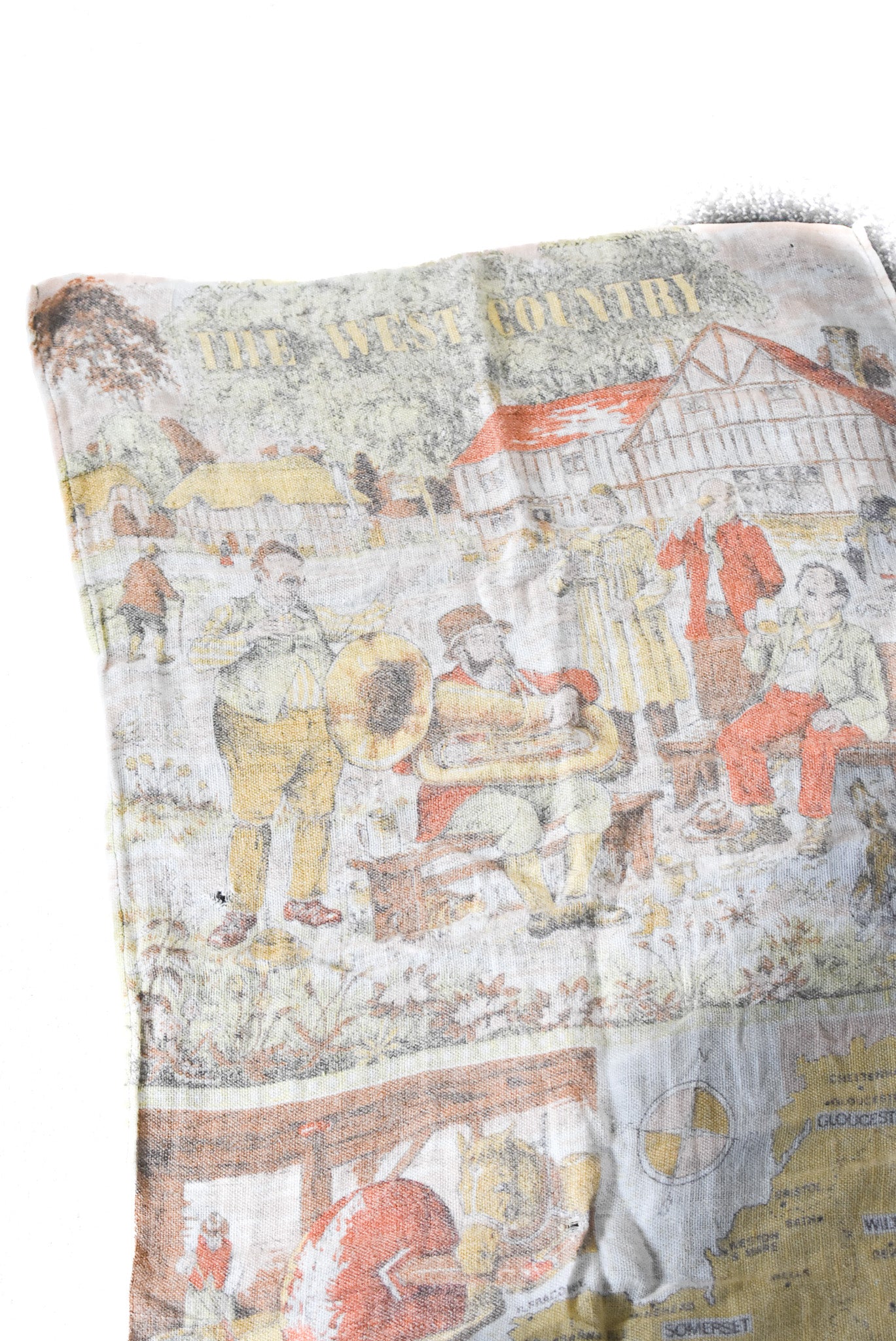 The West Country vintage tea towel