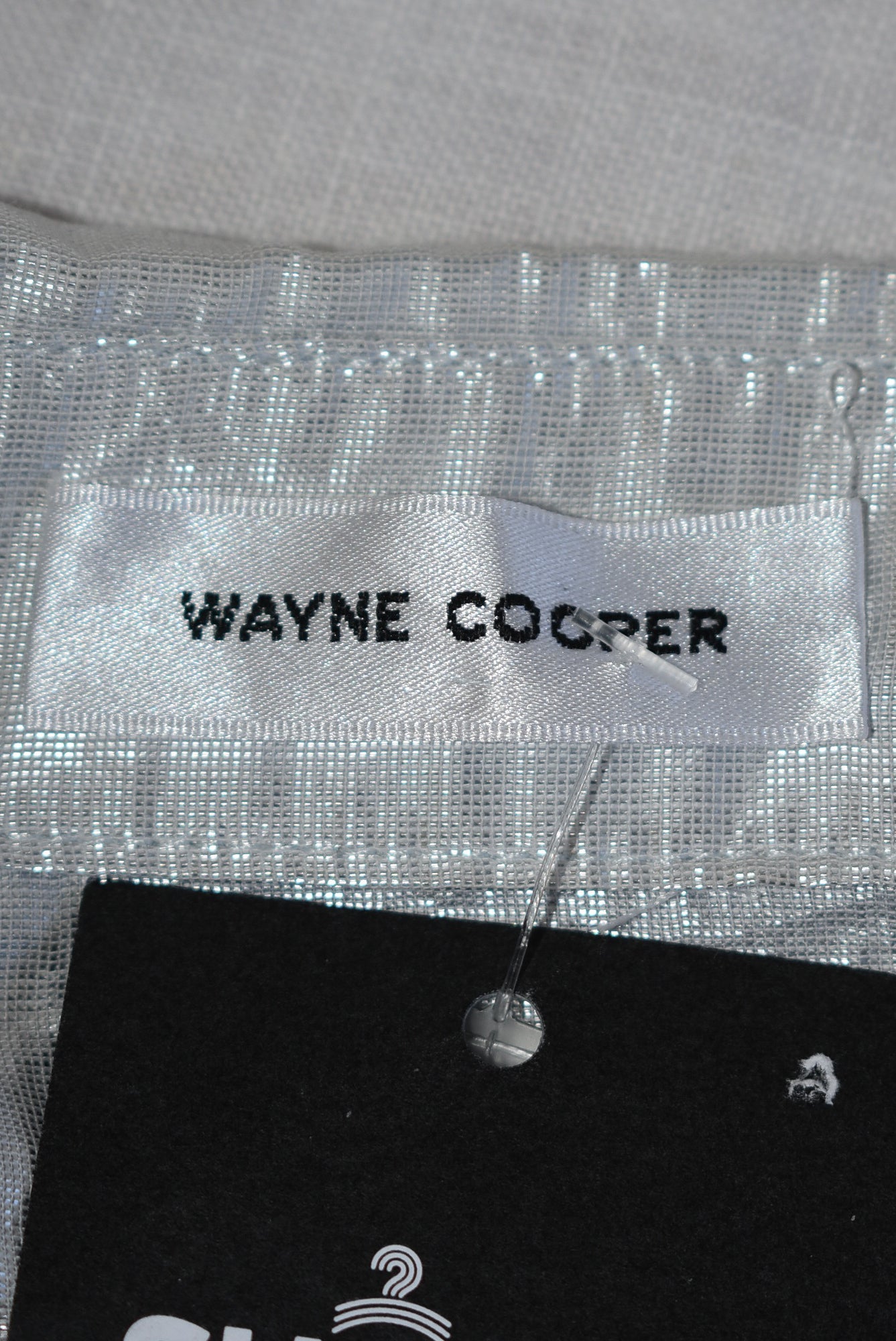 Wayne Cooper metallic blouse, S