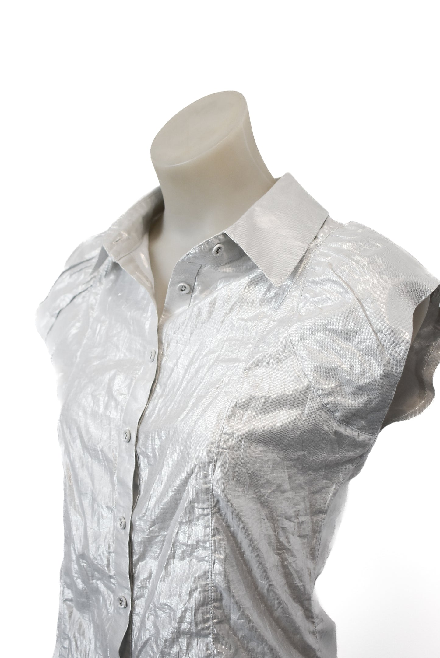 Wayne Cooper metallic blouse, S