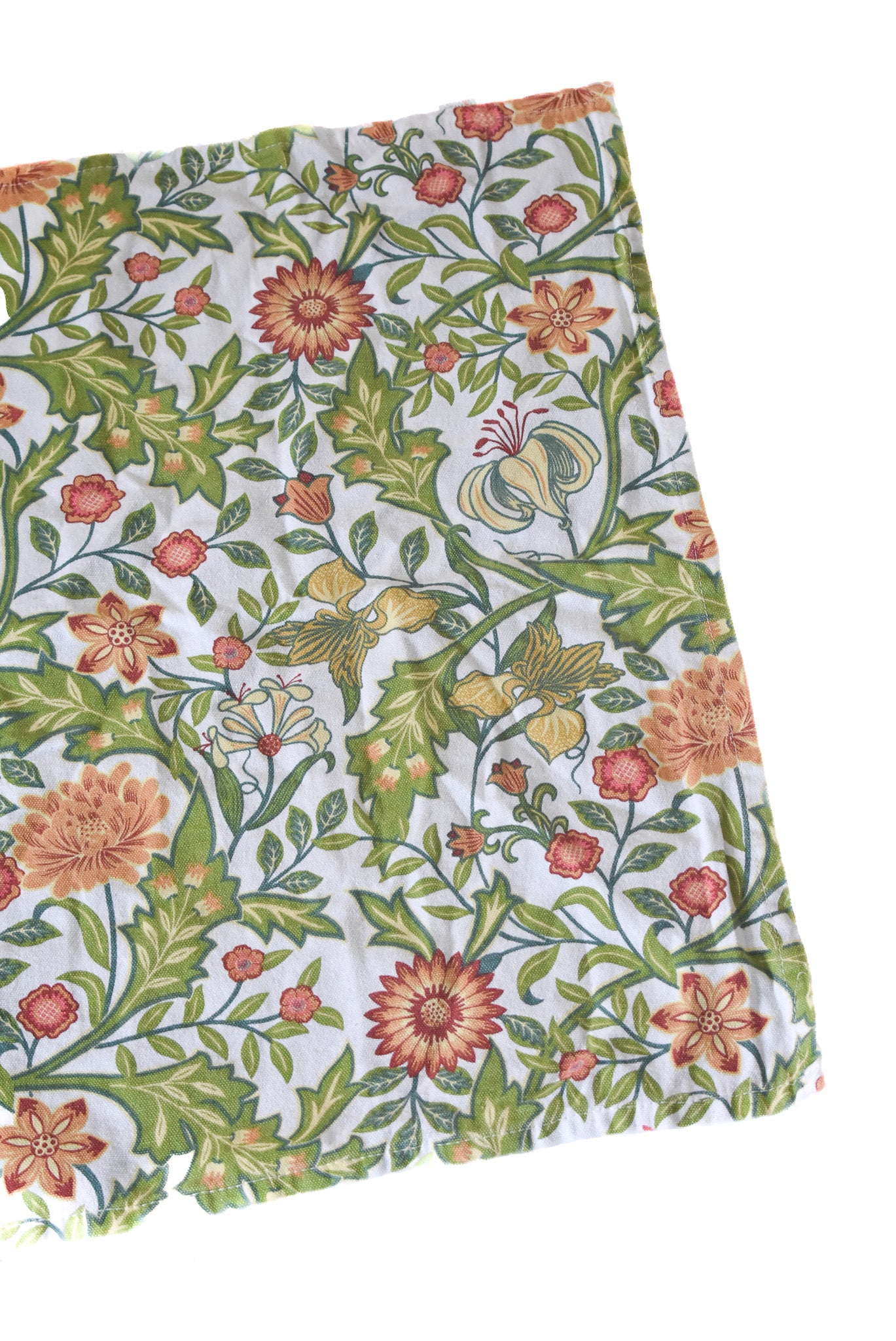 Floral tea towel