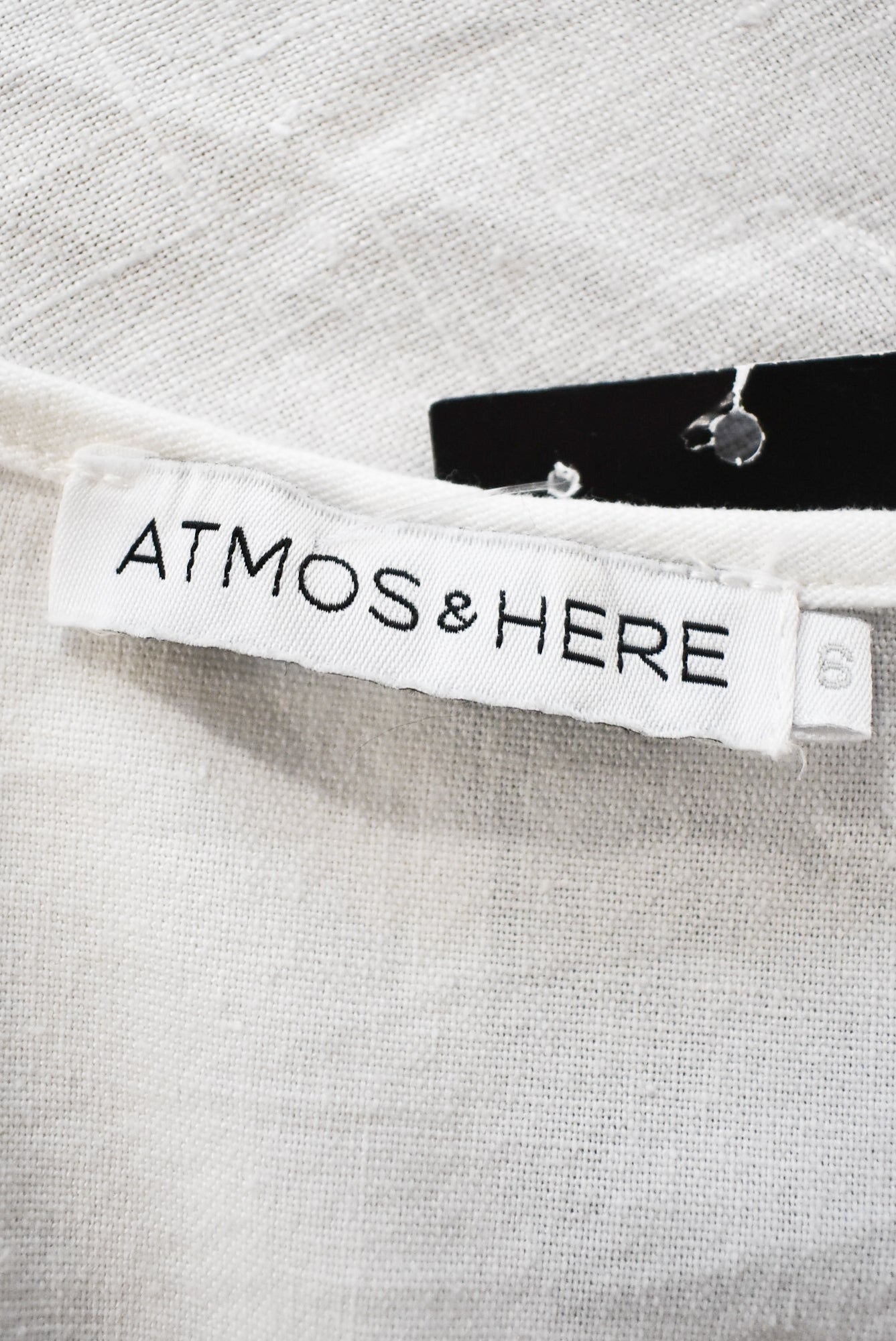 Atmos&here summery white low cut dress, 6