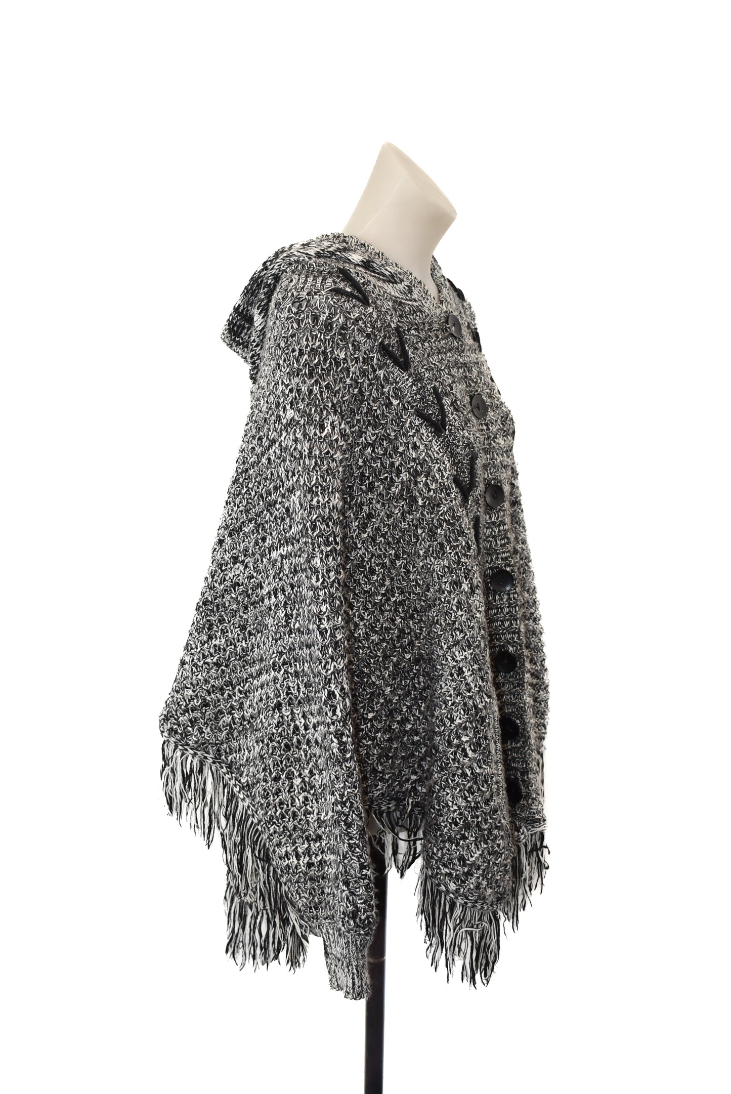 Mika & Gala knitted poncho, O/S