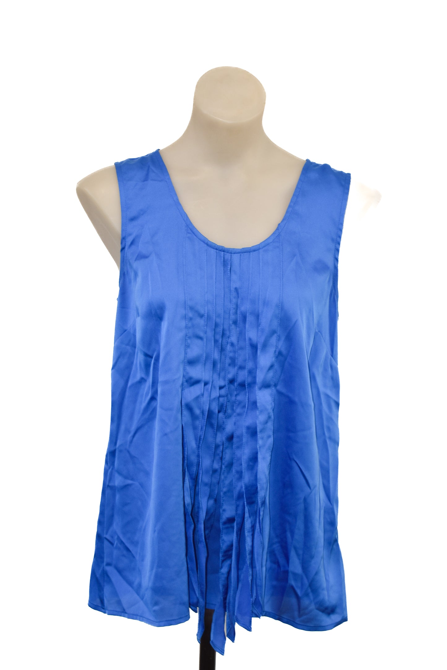 Ltd Edition By Hero brand flattering ruched cobalt blue vest top, 10