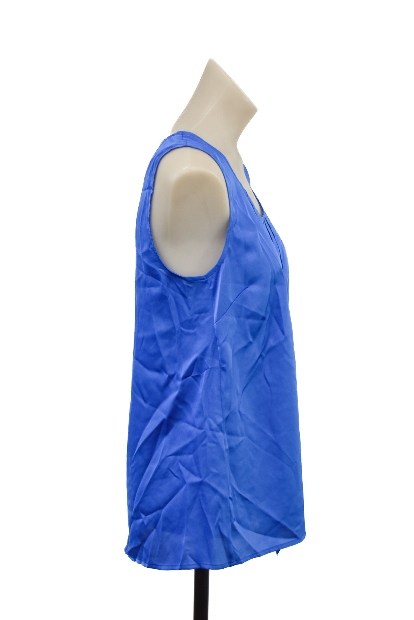 Ltd Edition By Hero brand flattering ruched cobalt blue vest top, 10