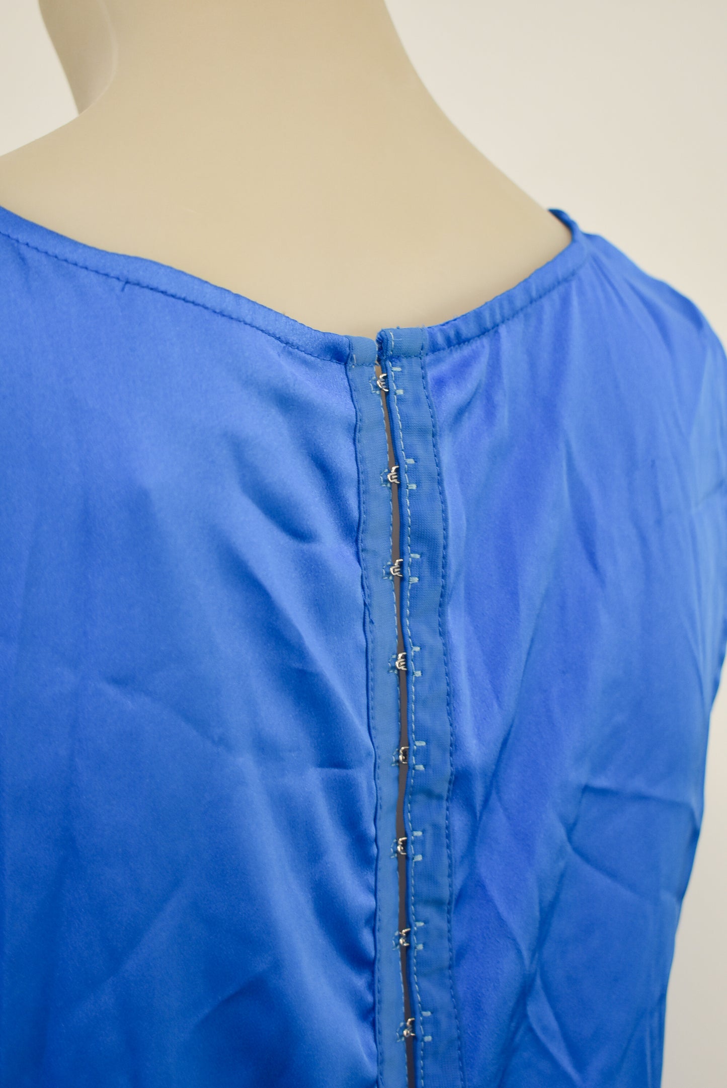 Ltd Edition By Hero brand flattering ruched cobalt blue vest top, 10