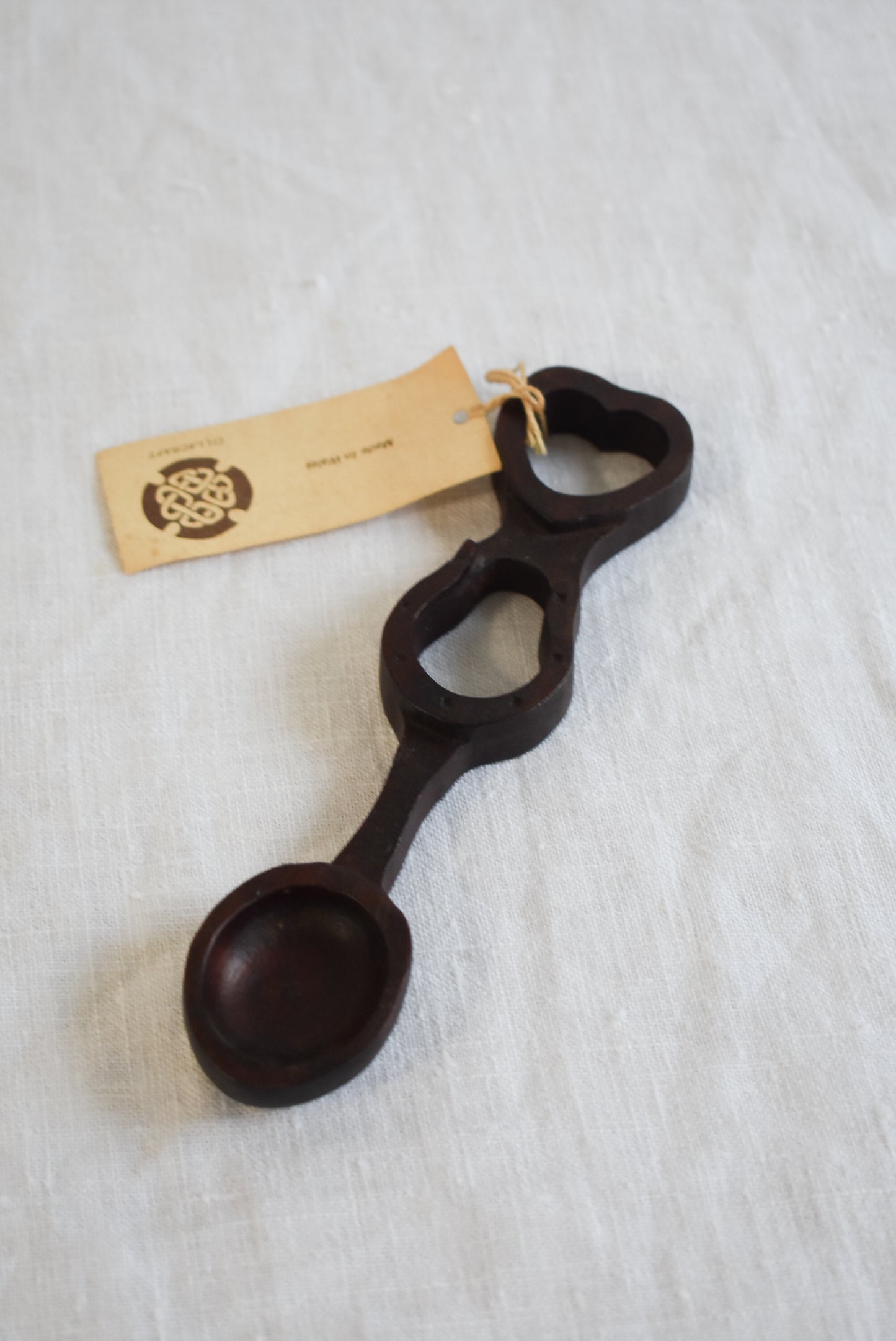 Gorgeous hand carved "Love Token" wooden spoon