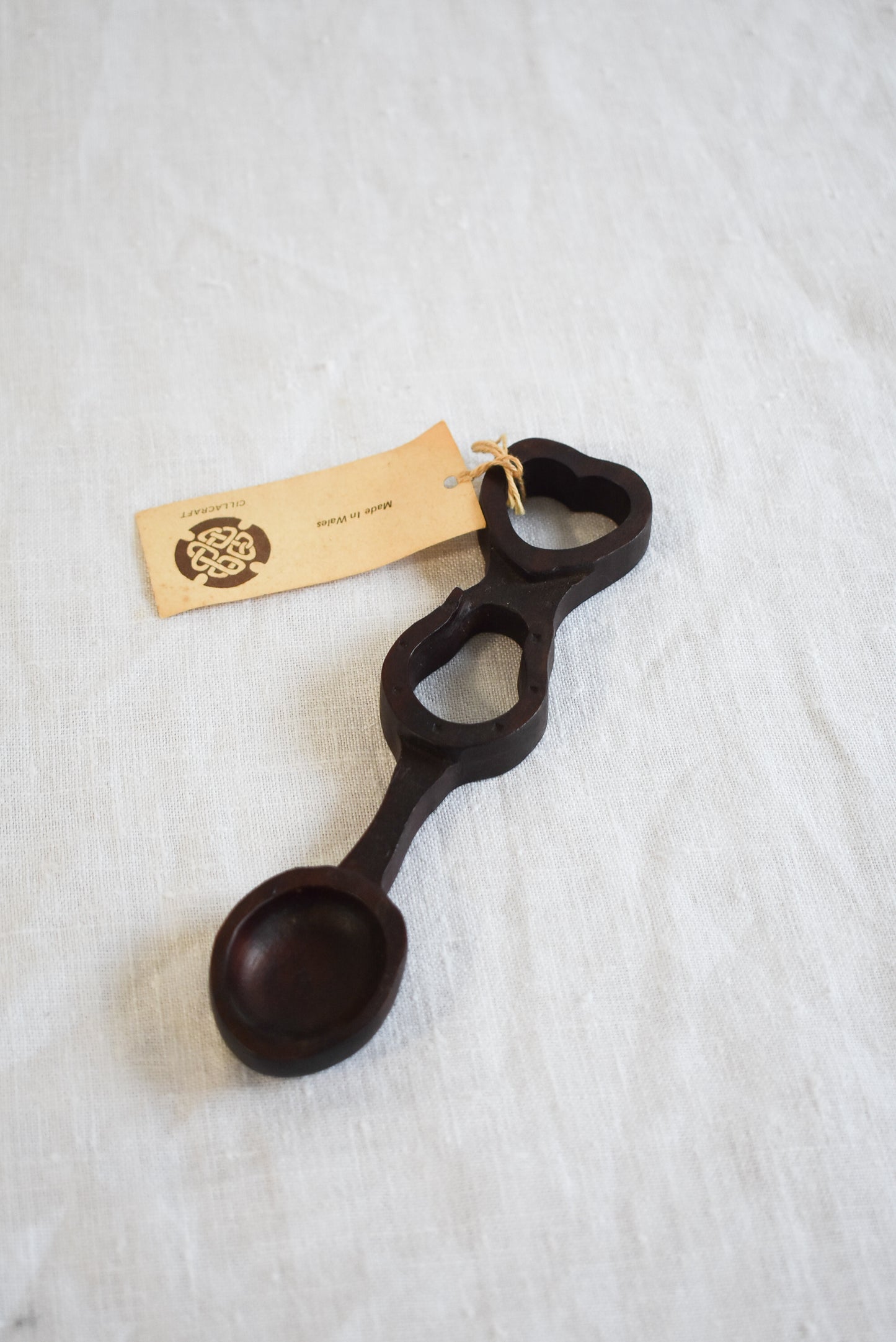 Gorgeous hand carved "Love Token" wooden spoon