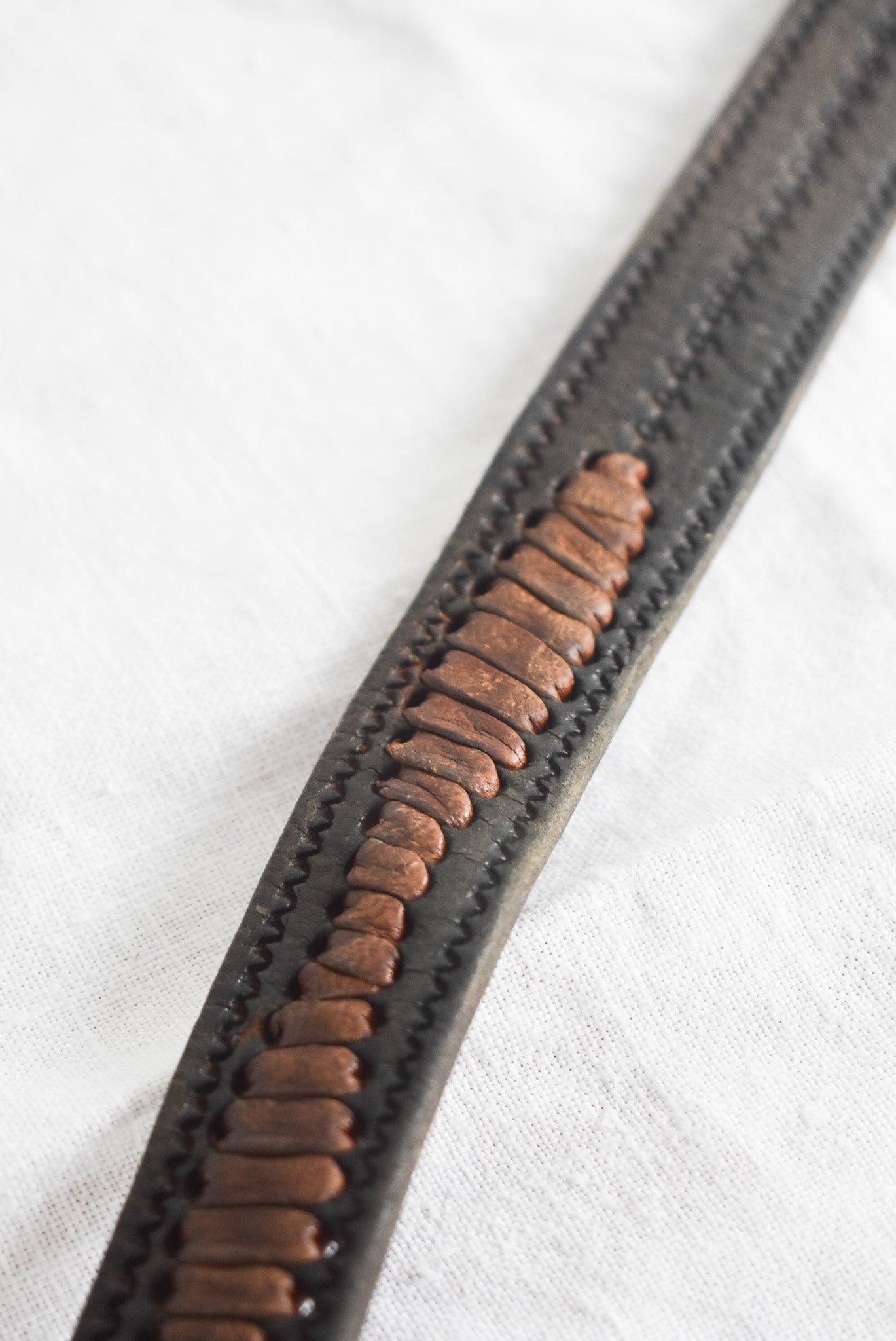 Vintage genuine leather belt