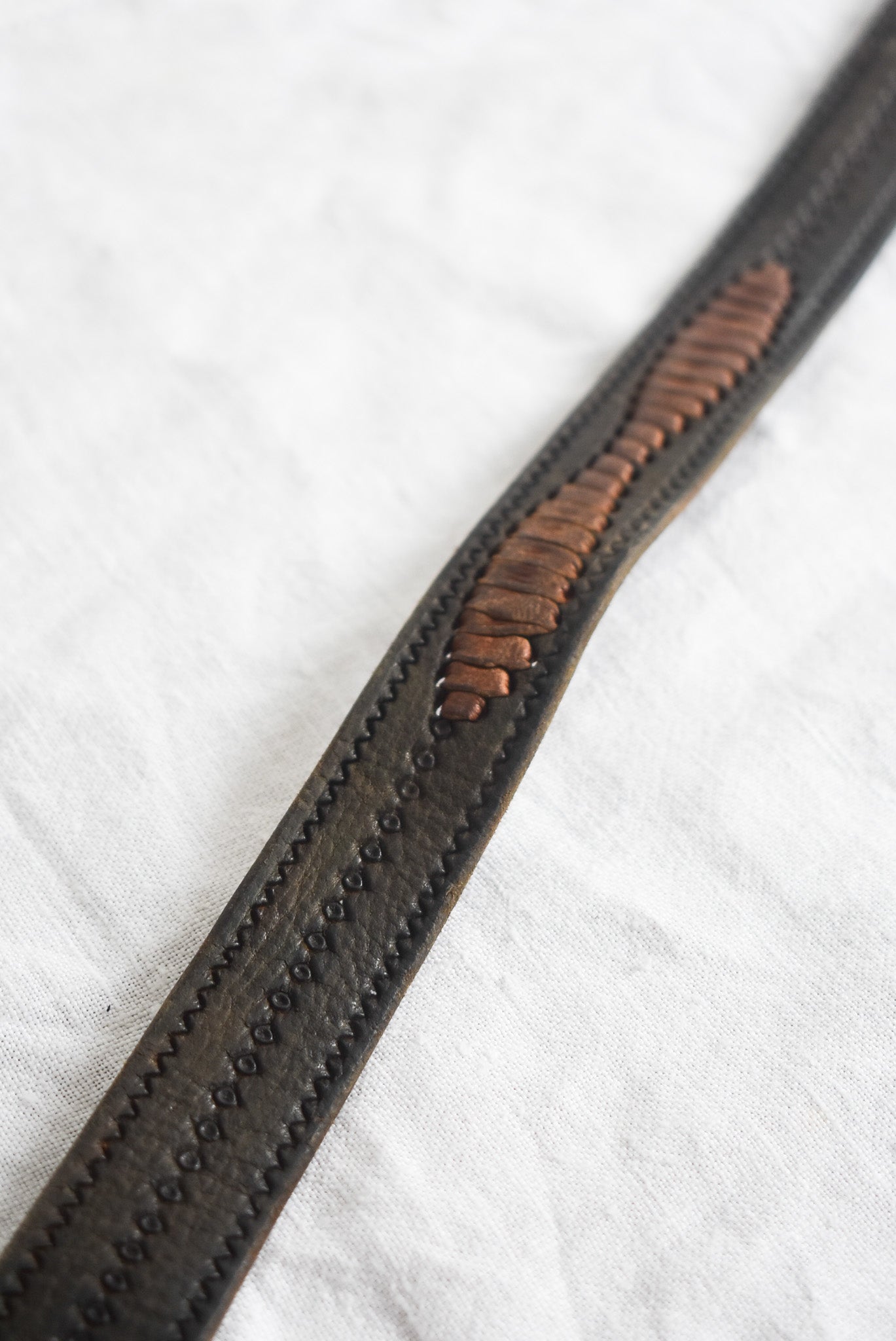 Vintage genuine leather belt