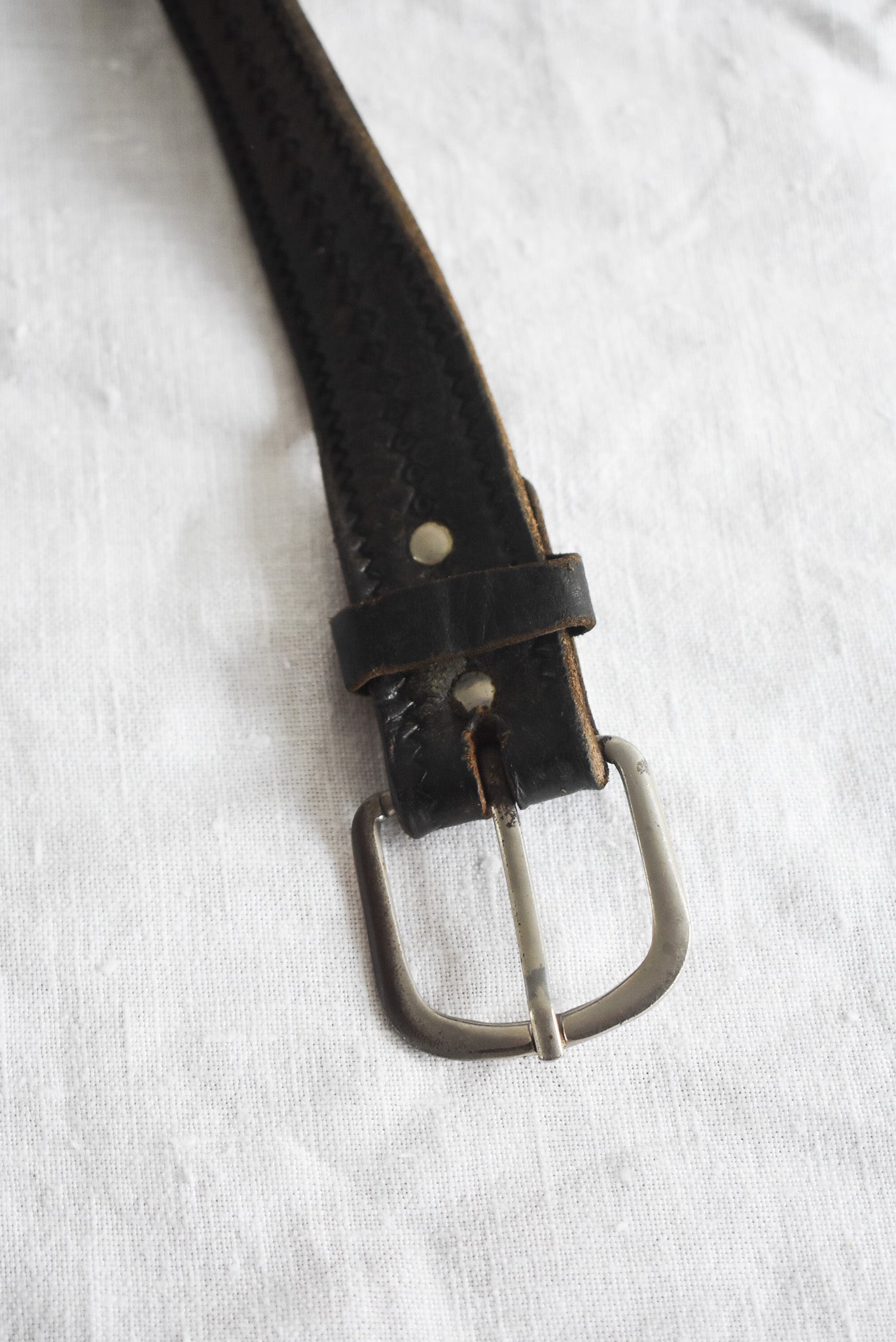 Vintage genuine leather belt