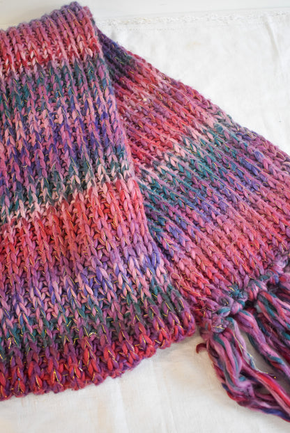 Gold thread chunky knit