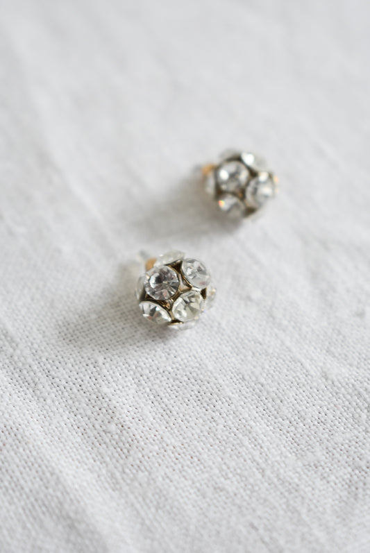 Vintage glam diamante earrings