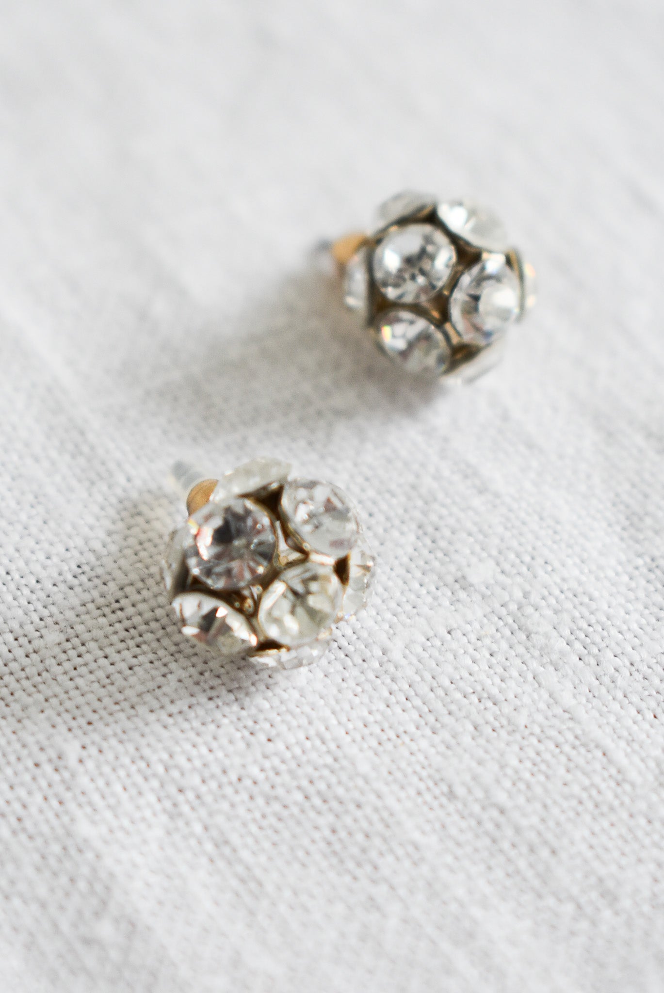 Vintage glam diamante earrings