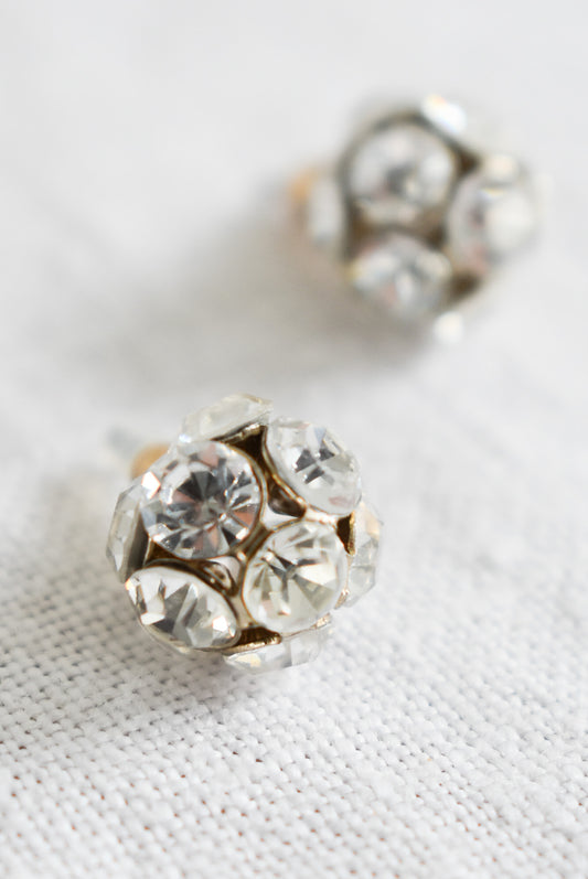 Vintage glam diamante earrings