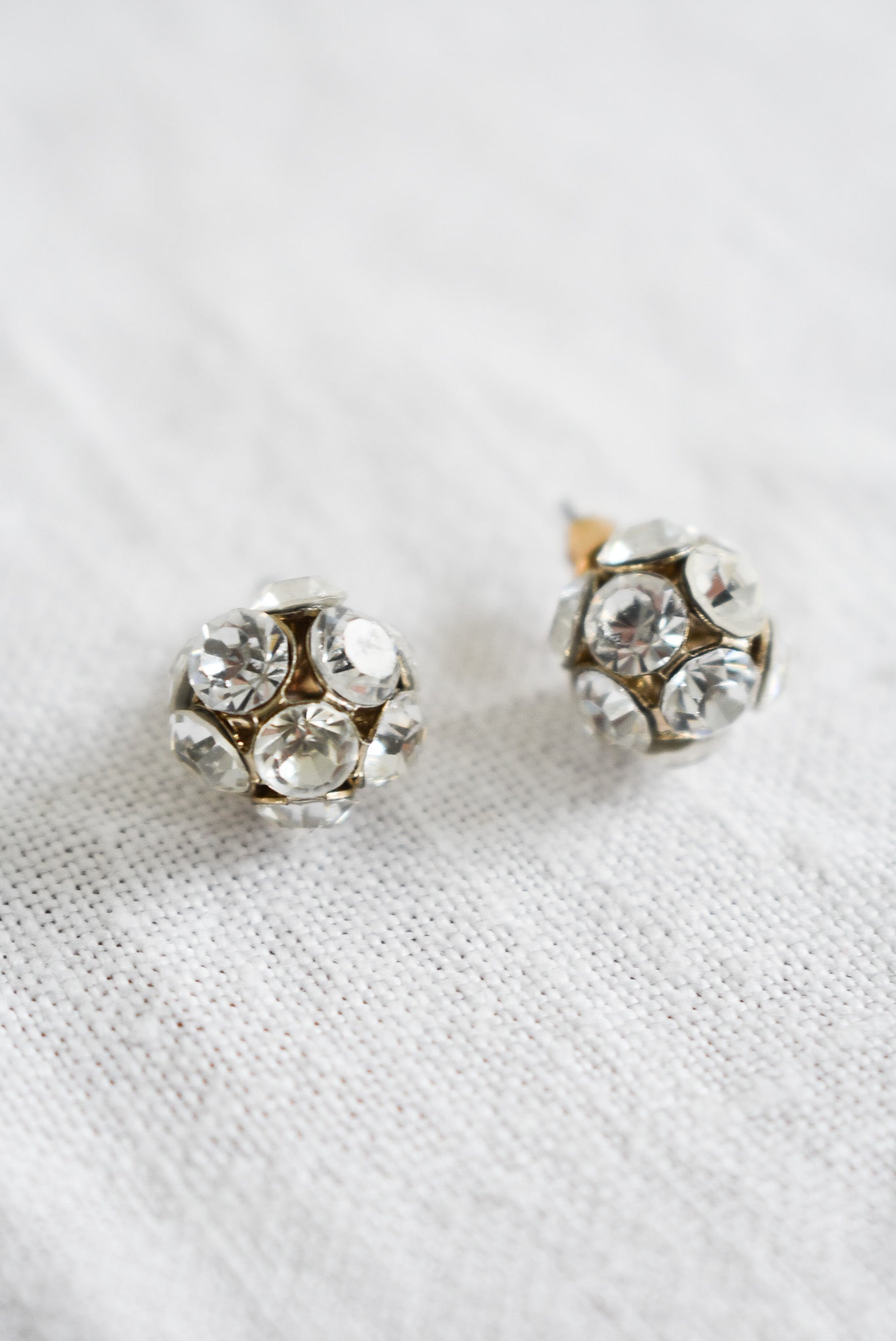 Vintage glam diamante earrings