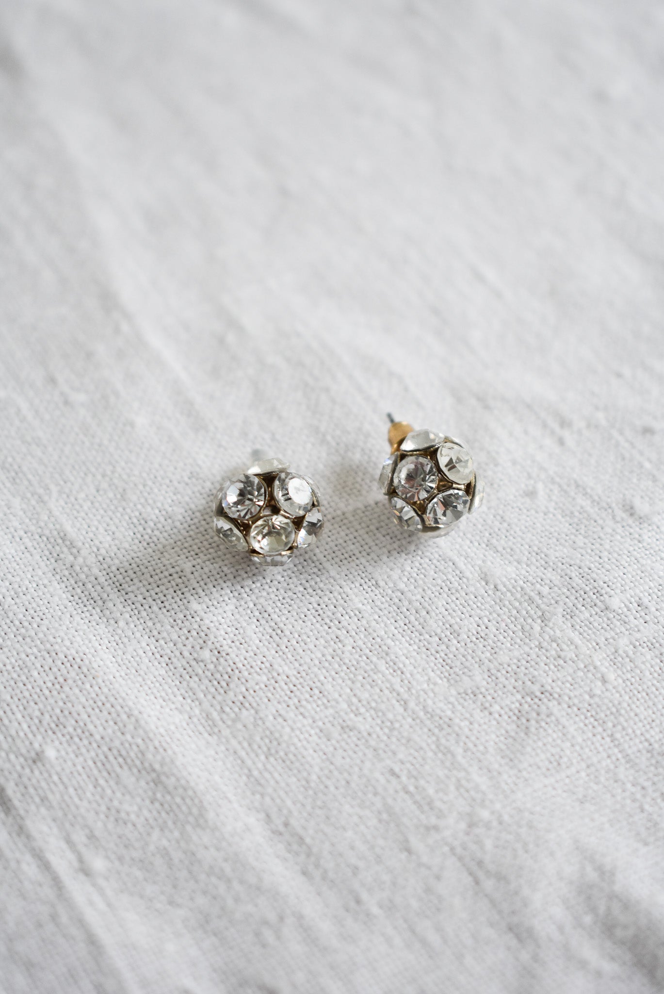 Vintage glam diamante earrings