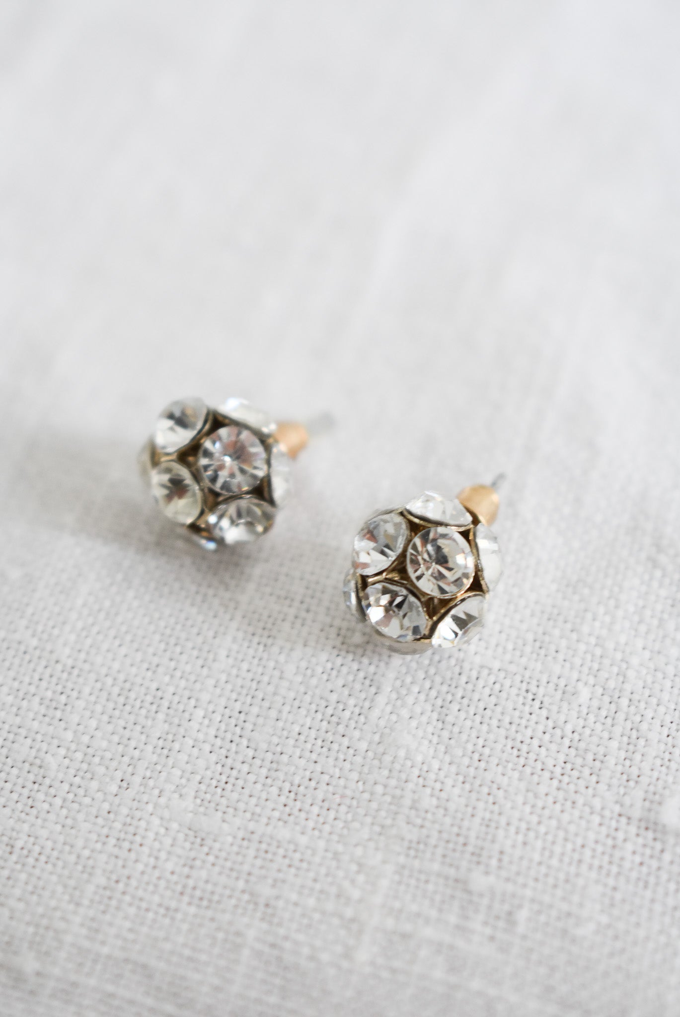 Vintage glam diamante earrings