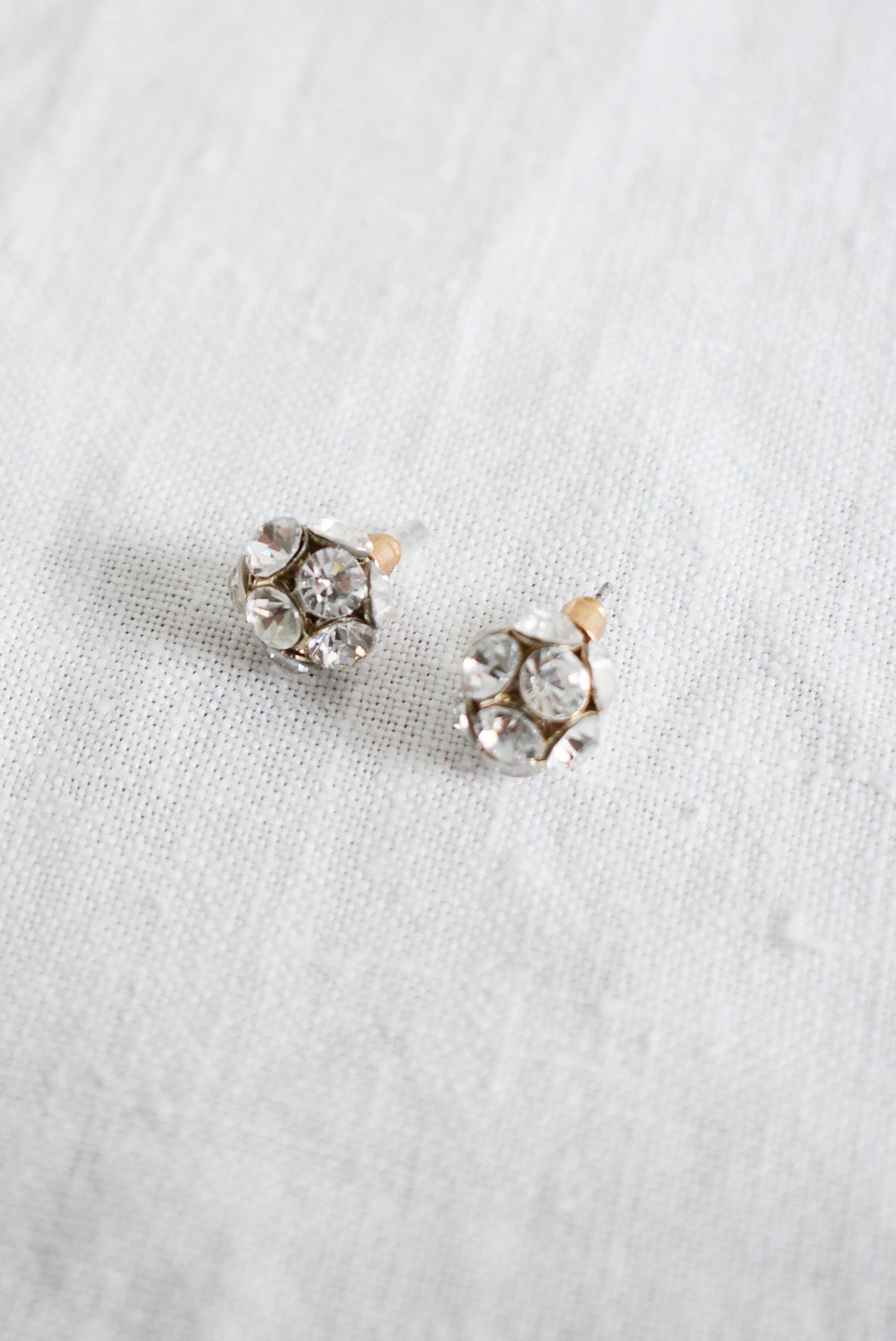 Vintage glam diamante earrings