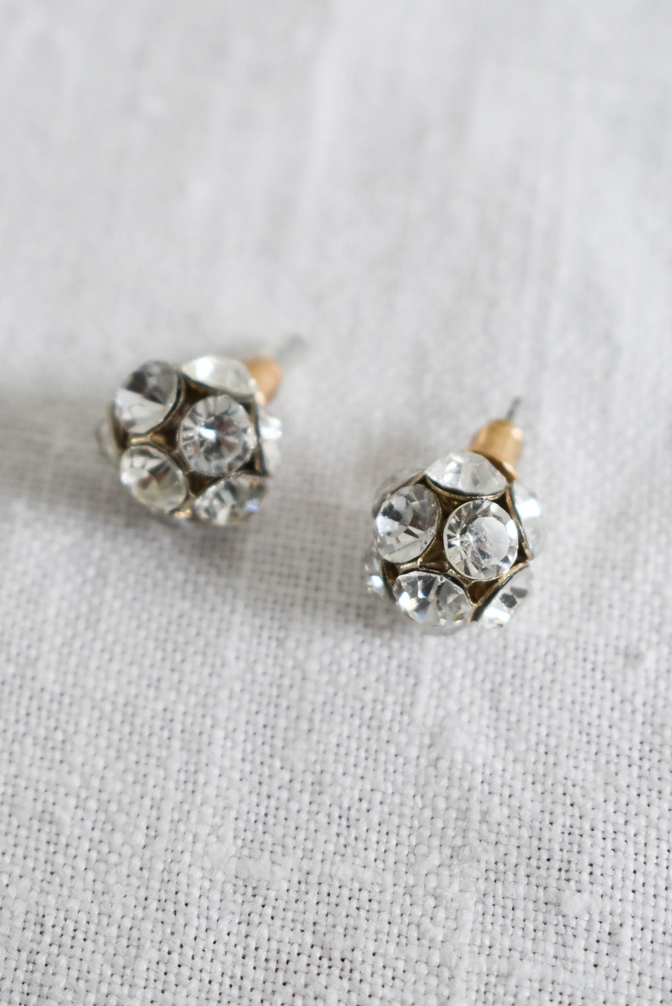 Vintage glam diamante earrings