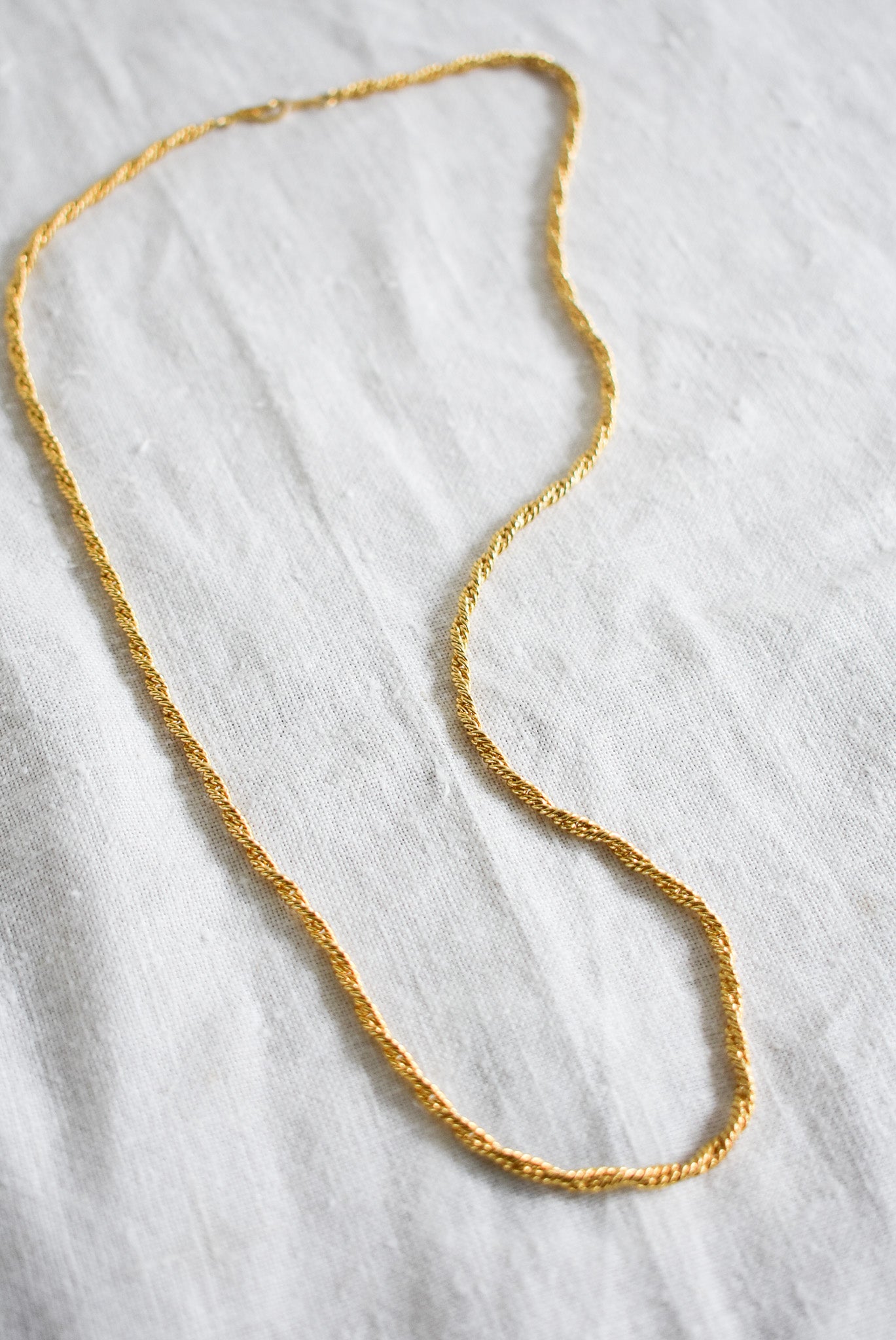 Beautifully made golden twist chain