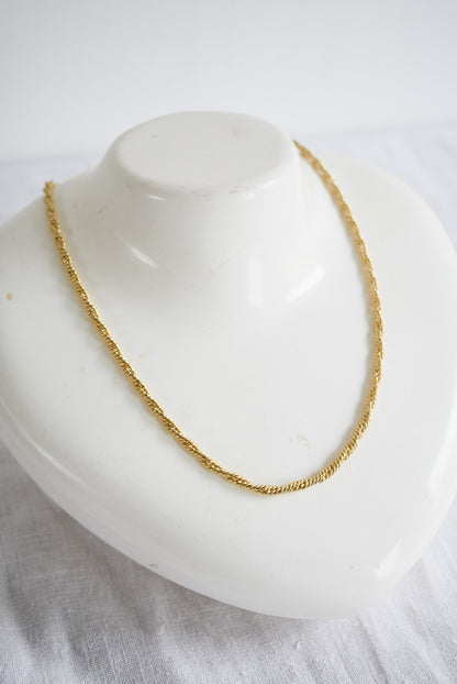 Beautifully made golden twist chain