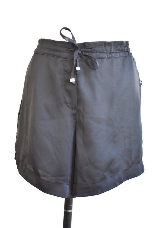 Federation flowy black shorts, XXS