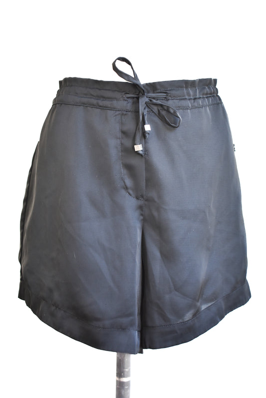 Federation flowy black shorts, XXS