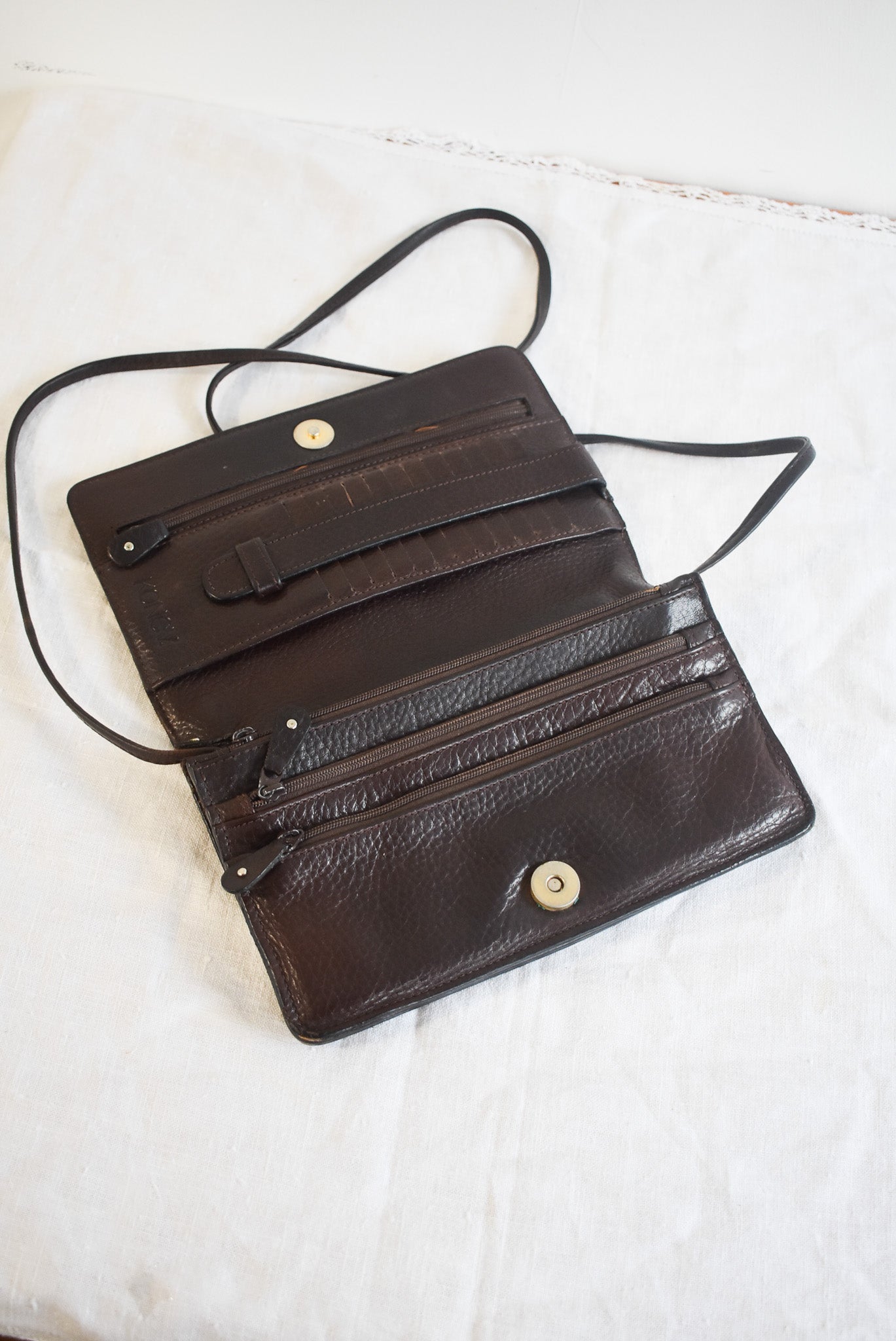 Konev genuine leather handbag