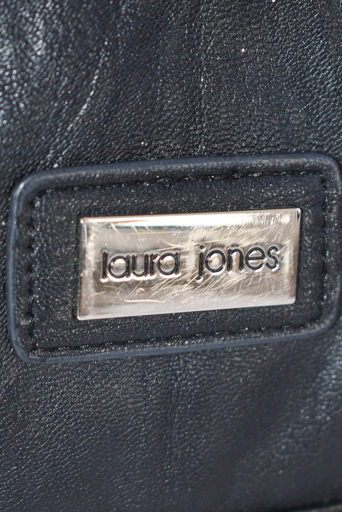 Laura Jones black extremely functional Handbag