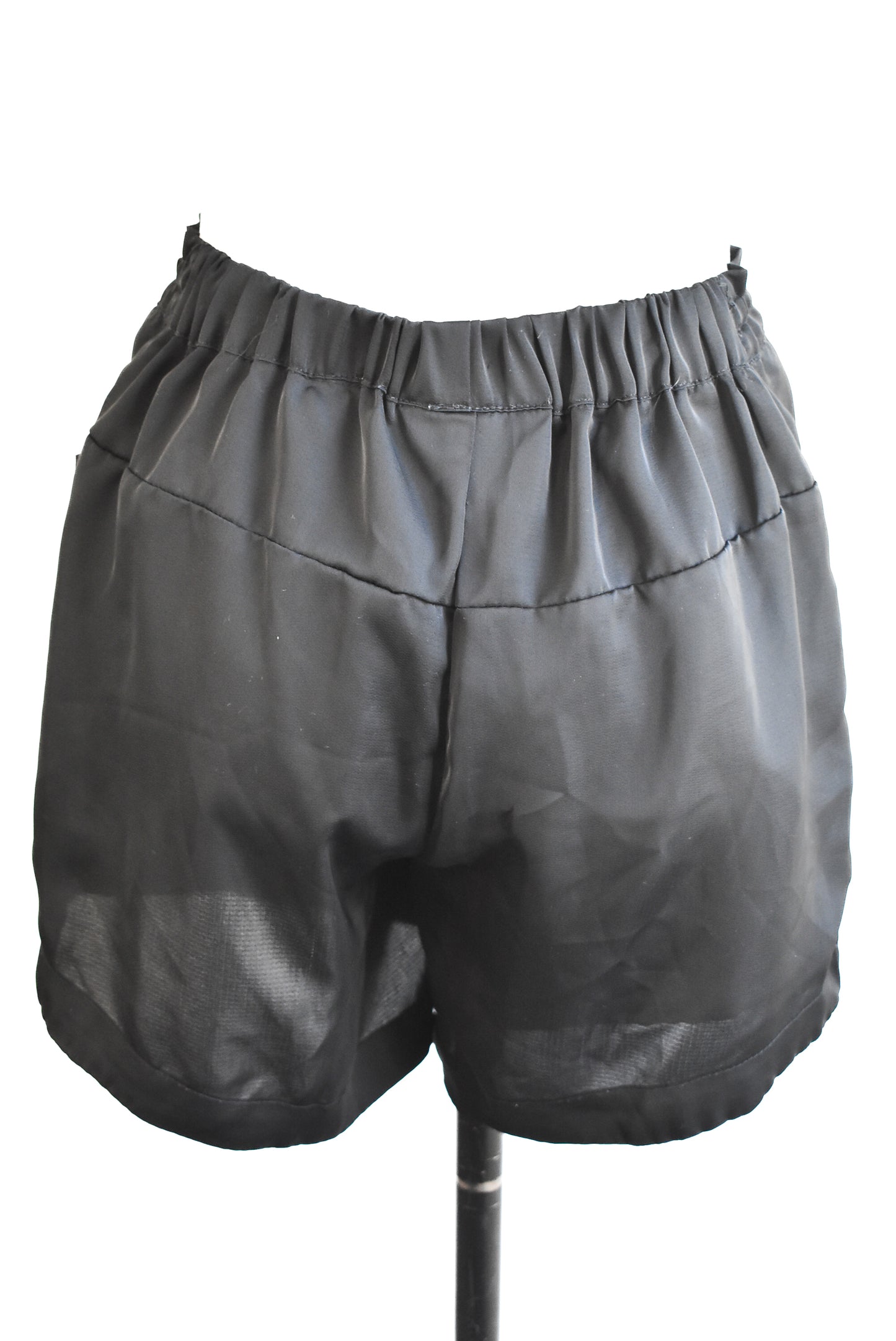 Federation flowy black shorts, XXS