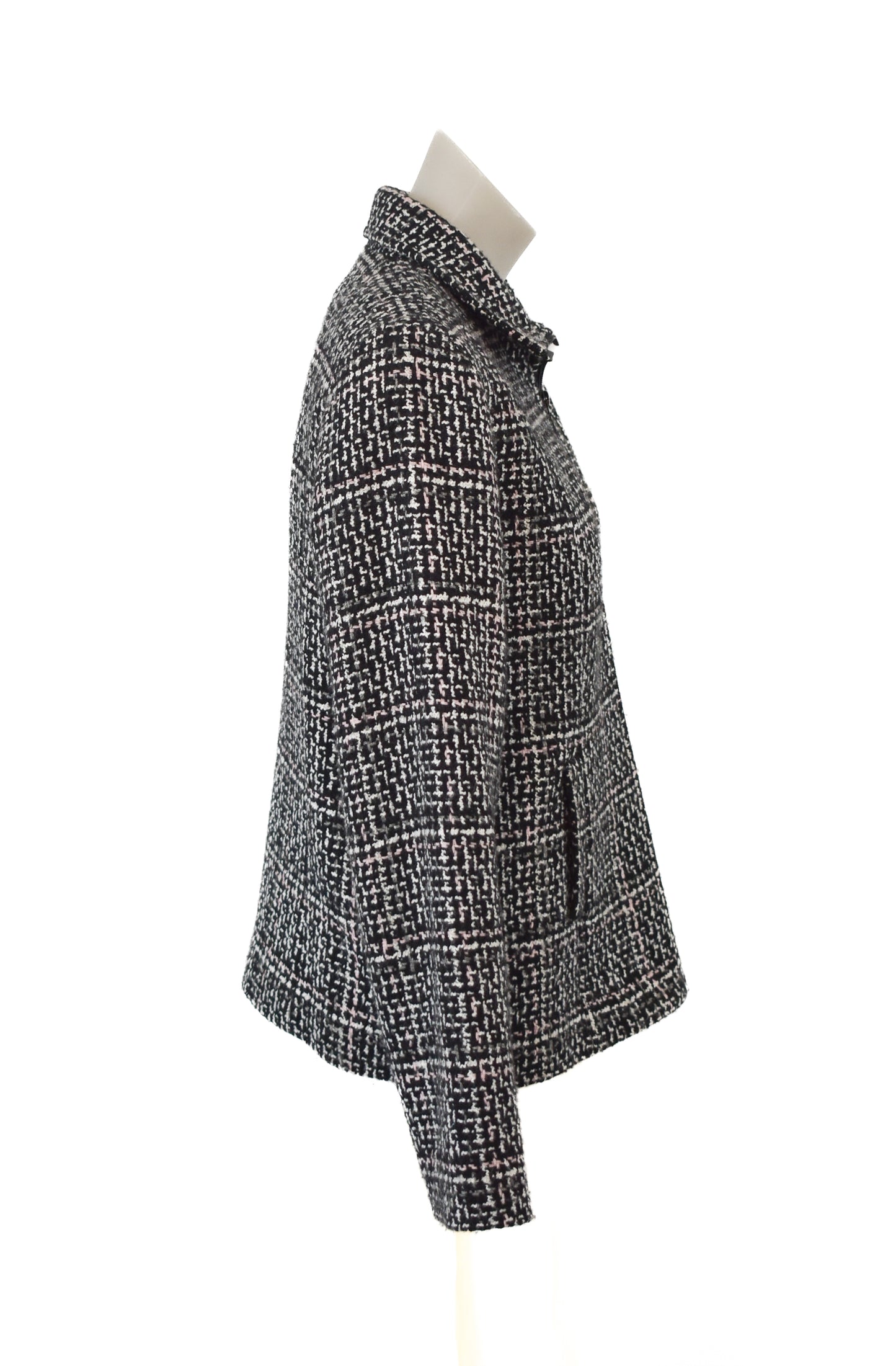 Charade tweed wool zip-up jacket Made in NZ, 12