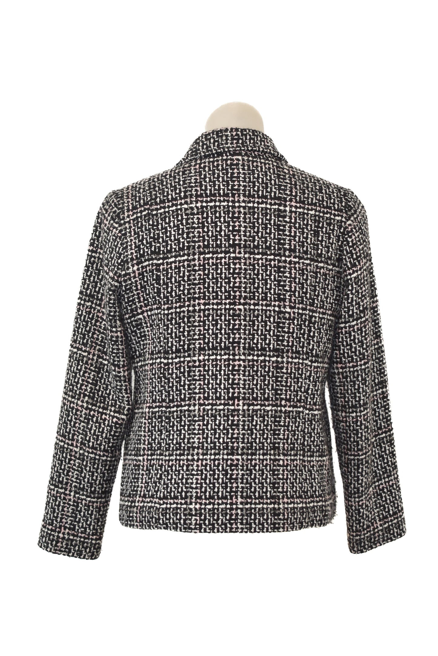 Charade tweed wool zip-up jacket Made in NZ, 12