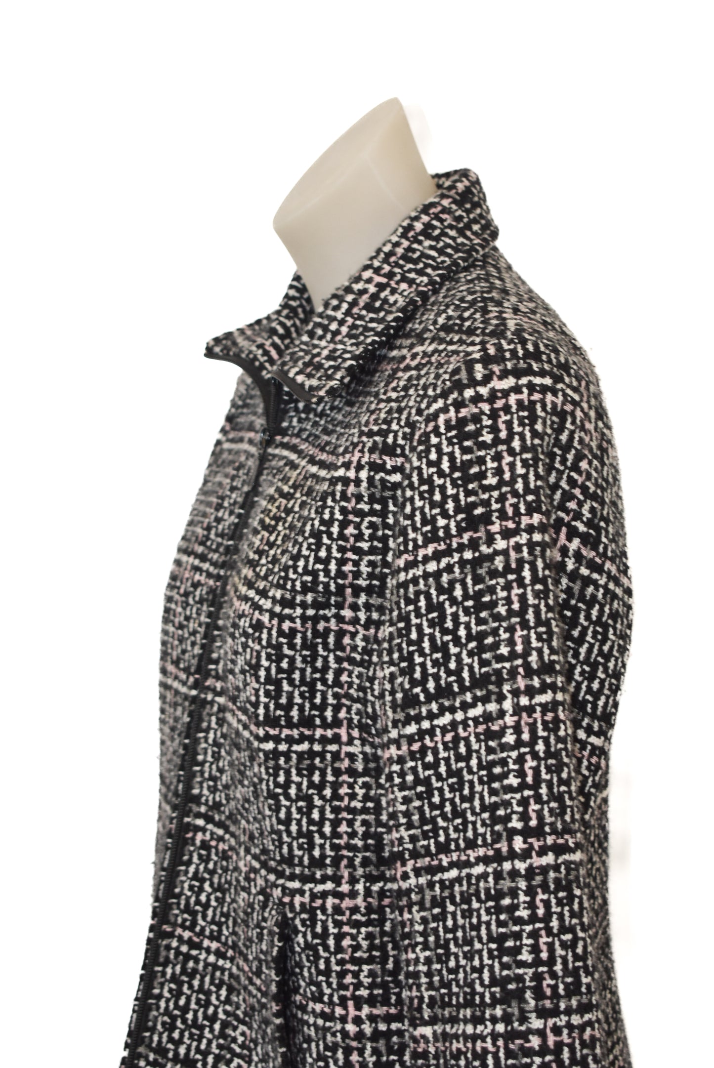 Charade tweed wool zip-up jacket Made in NZ, 12