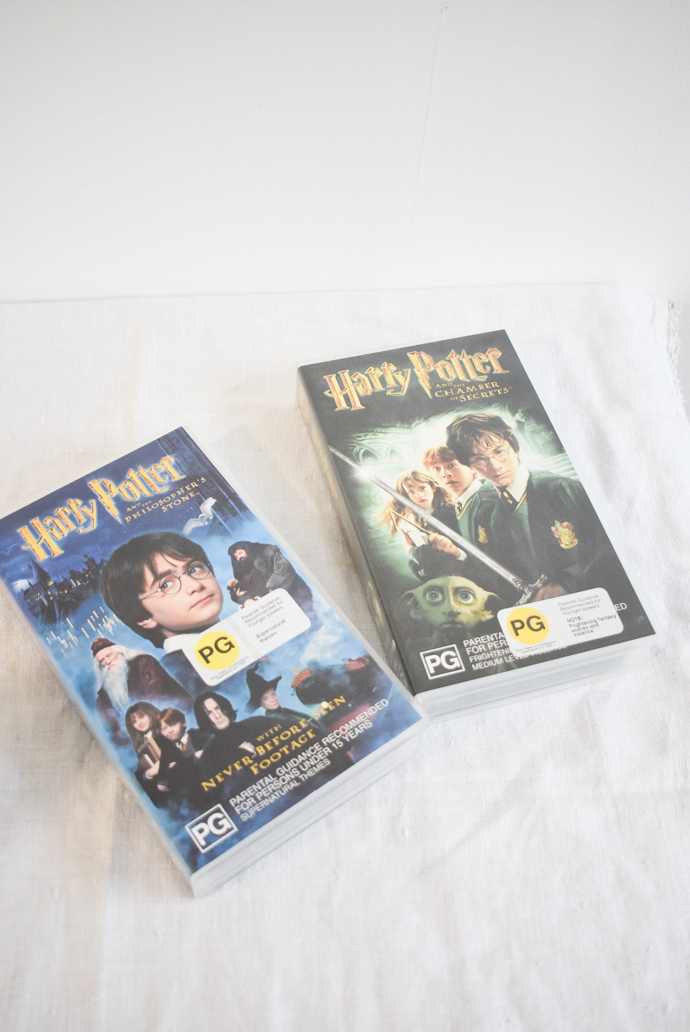 Harry Potter VHS tapes