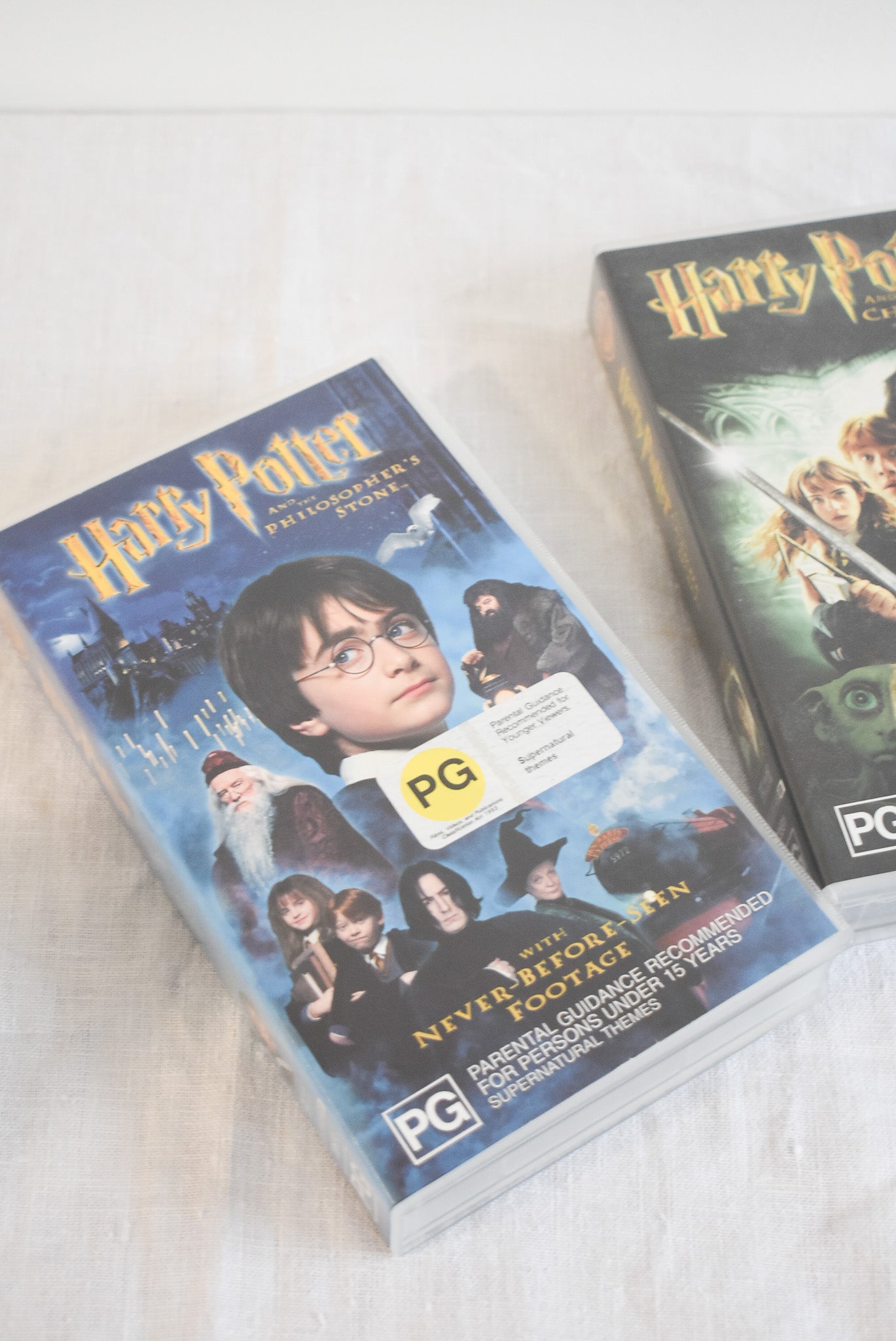 Harry Potter VHS tapes