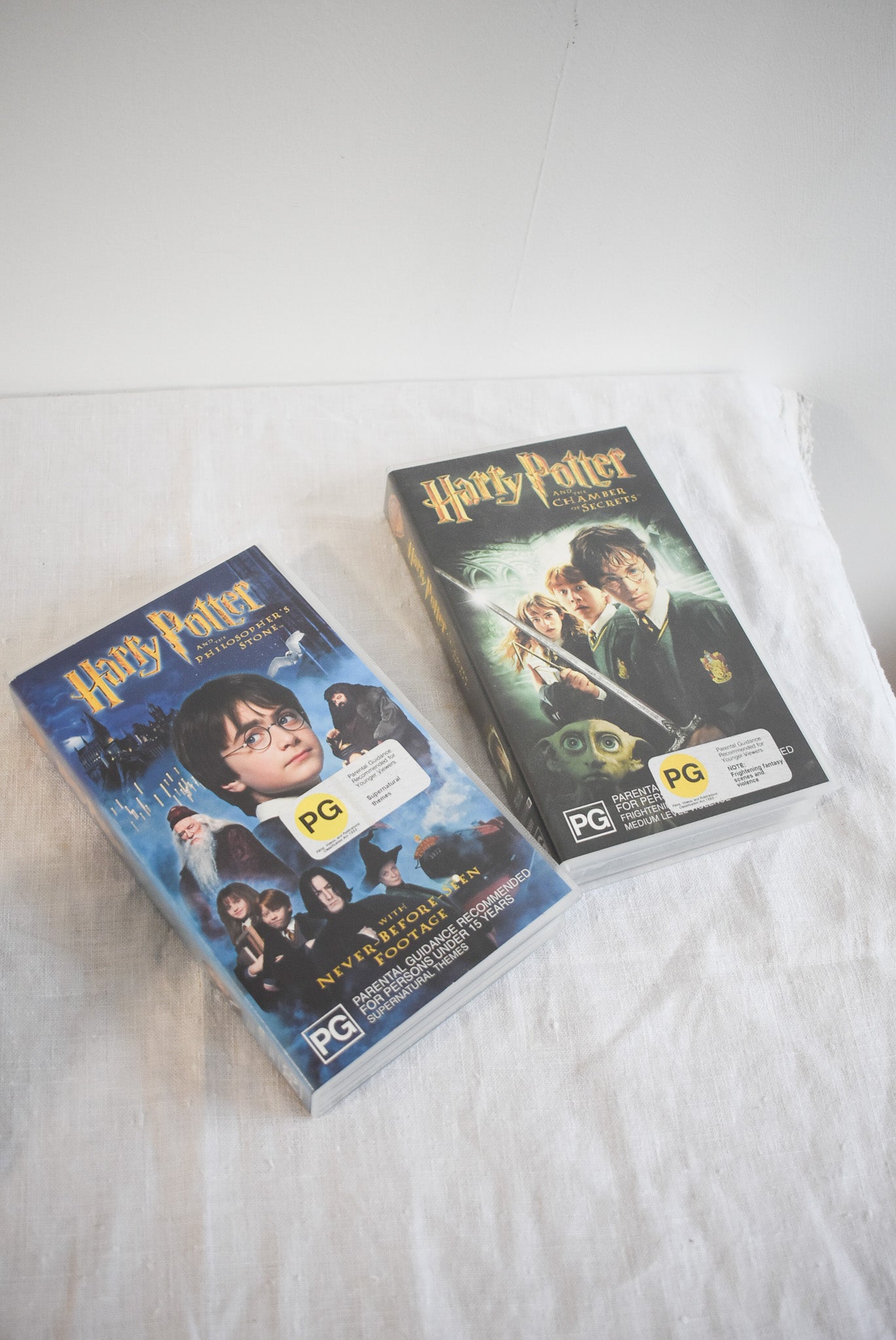 Harry Potter VHS tapes